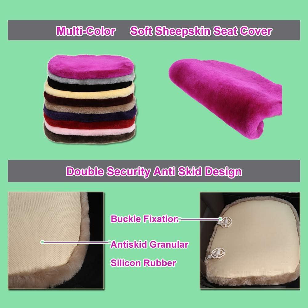 Cubierta de Asiento Trasero OGLAND Piel de Oveja Verde Alpino