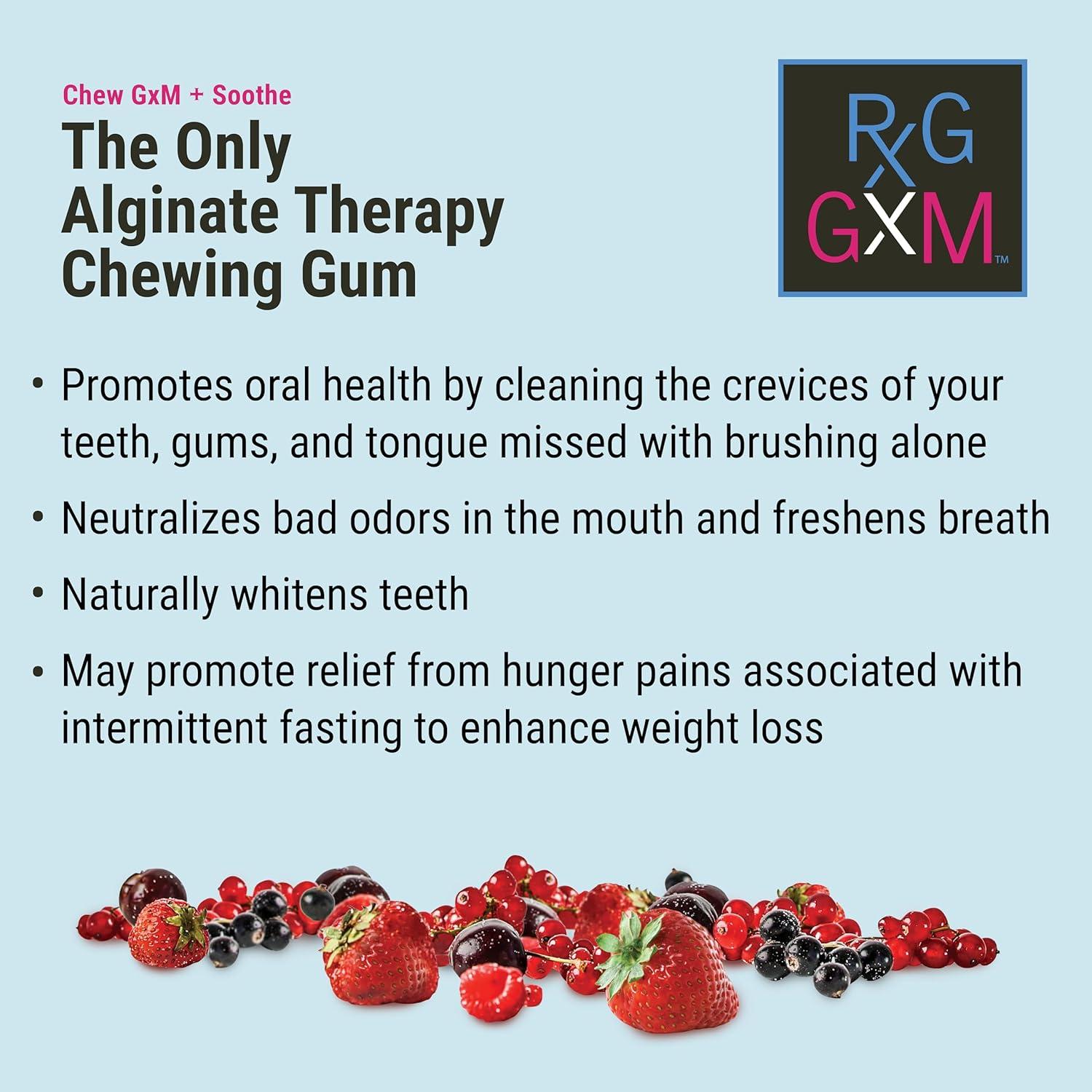 Chicle Funcional Reflux Gourmet Berry Soothe 30 Unidades