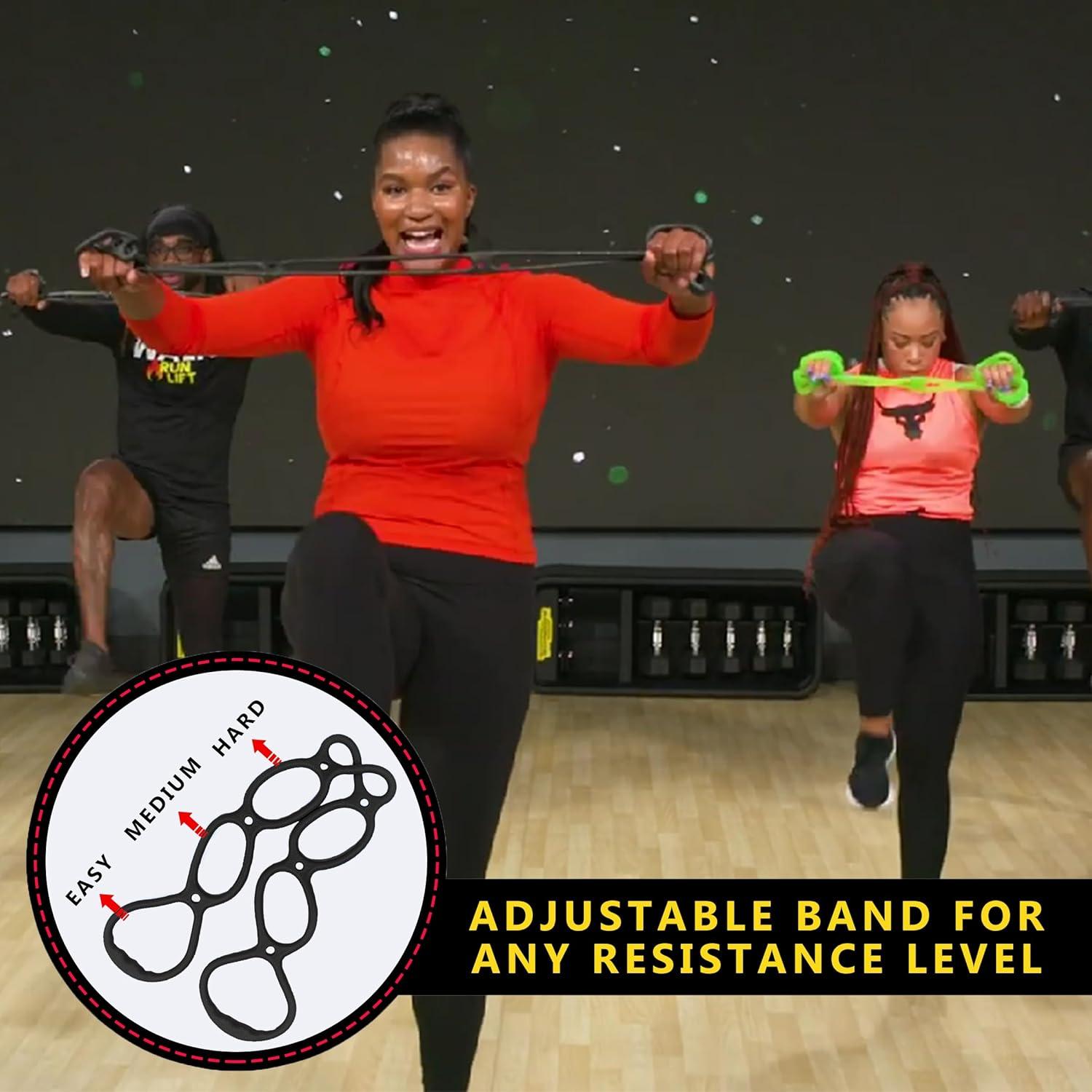 Banda de Resistencia Ajustable Walk at Home 7 Anillos Negro