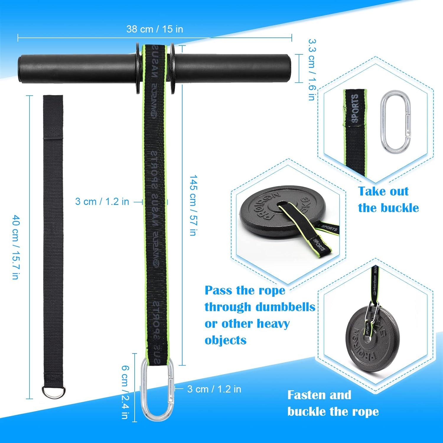 Rodillo de Muñeca XonyiCos para Antebrazo Fitness 0.7kg