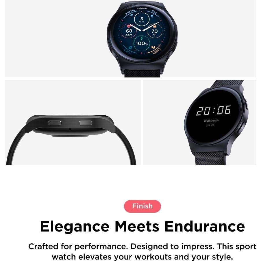 Reloj Inteligente Motorola Moto Watch 120 - AMOLED 10 días