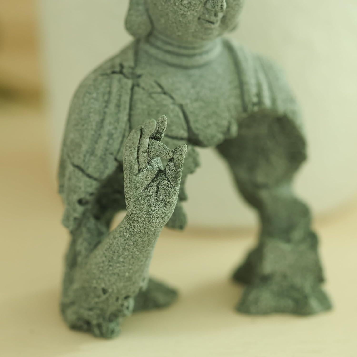 Estatua de Buda Meditativa Sdeetesamjun 12.7cm Arenisca