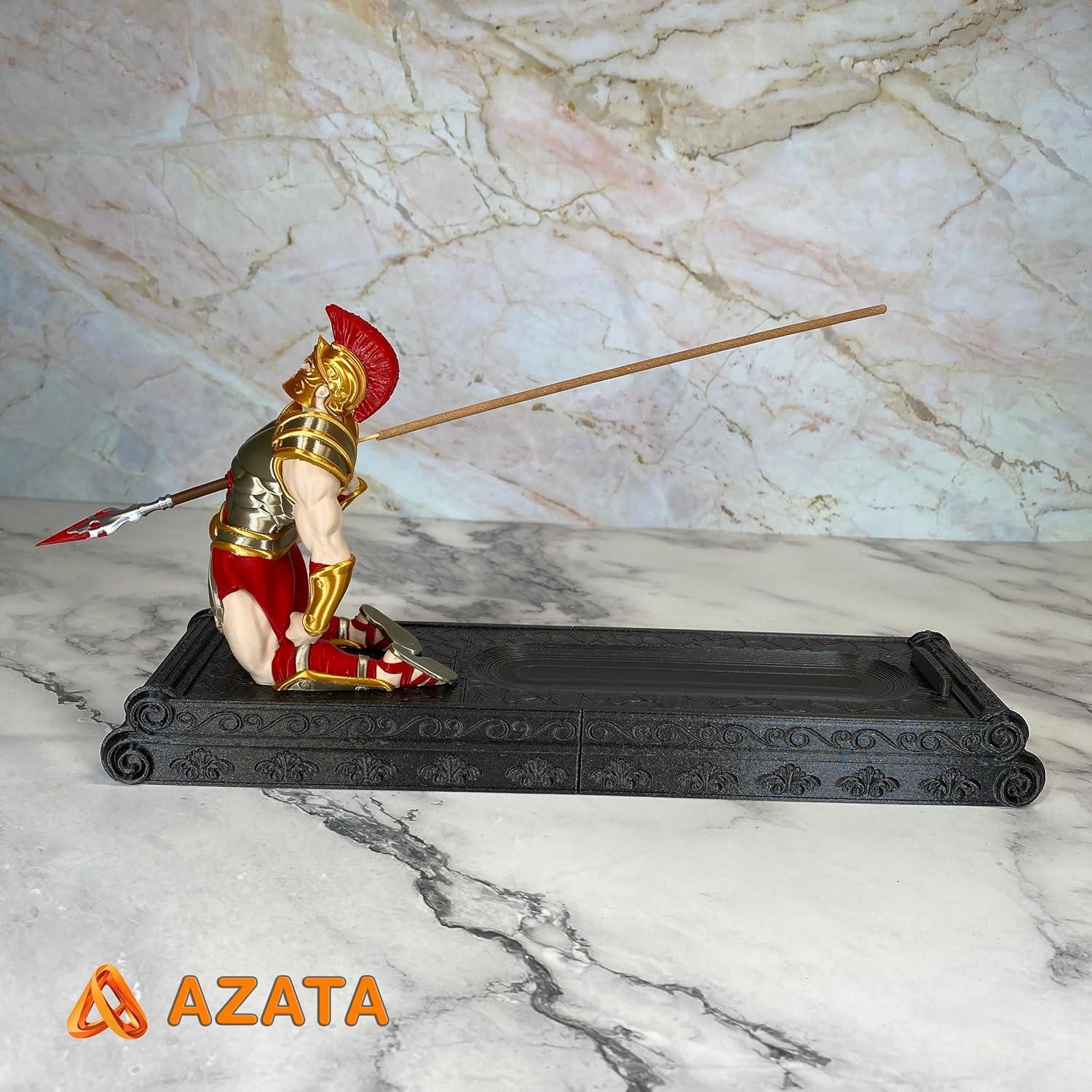 Soporte de Incienso Romano Azata - Caja de Cenizas 30.48x7.62cm