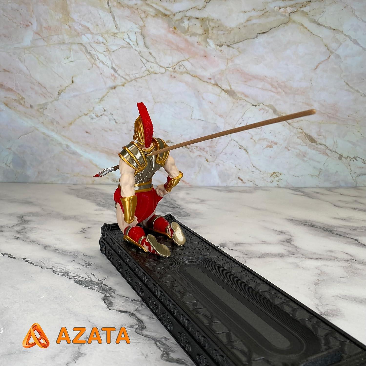 Soporte de Incienso Romano Azata - Caja de Cenizas 30.48x7.62cm