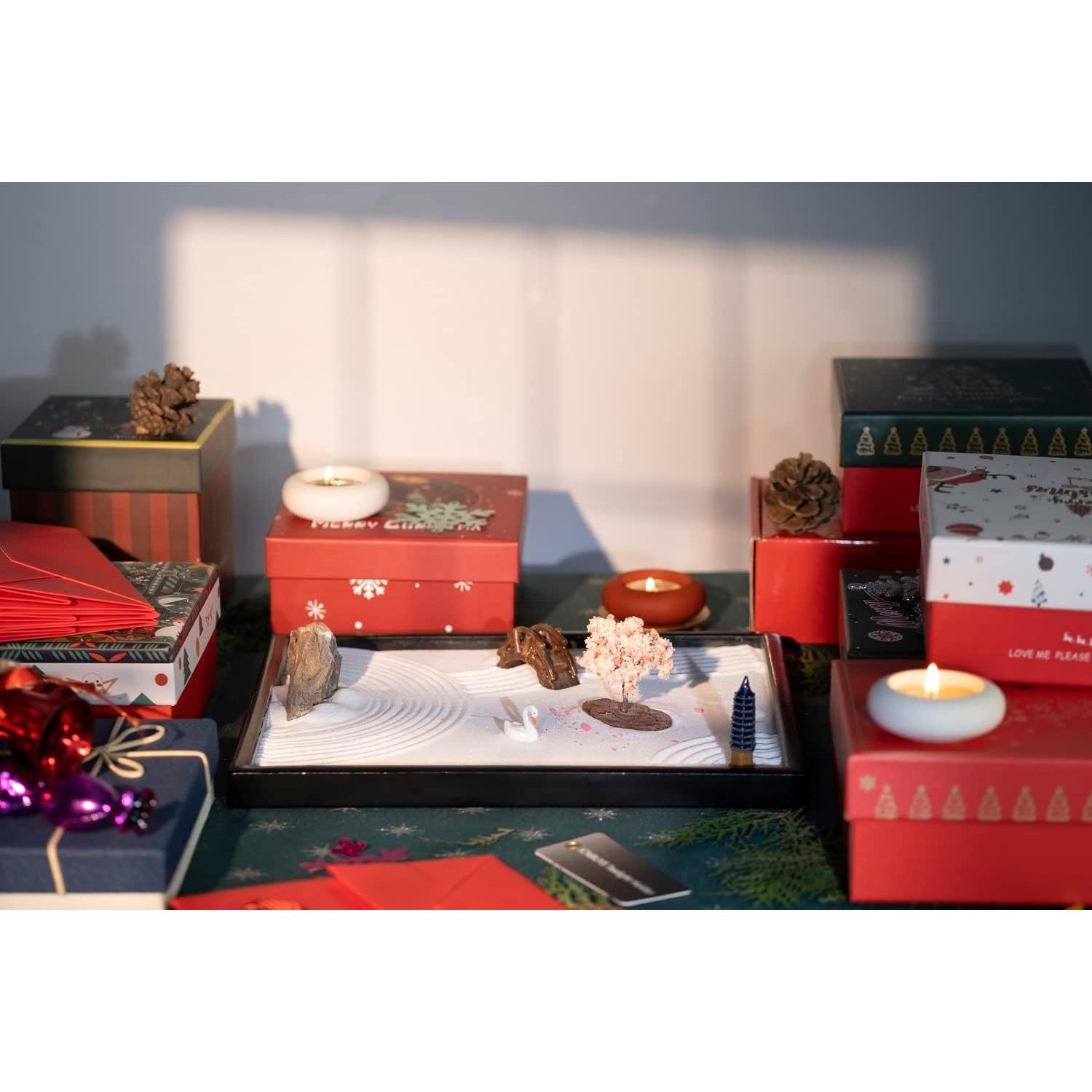 Jardín Zen ICNBUYS con Rastrillo y Base de Arena 30x24cm