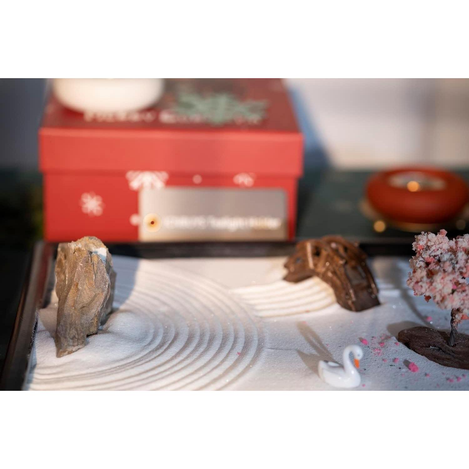 Jardín Zen ICNBUYS con Rastrillo y Base de Arena 30x24cm