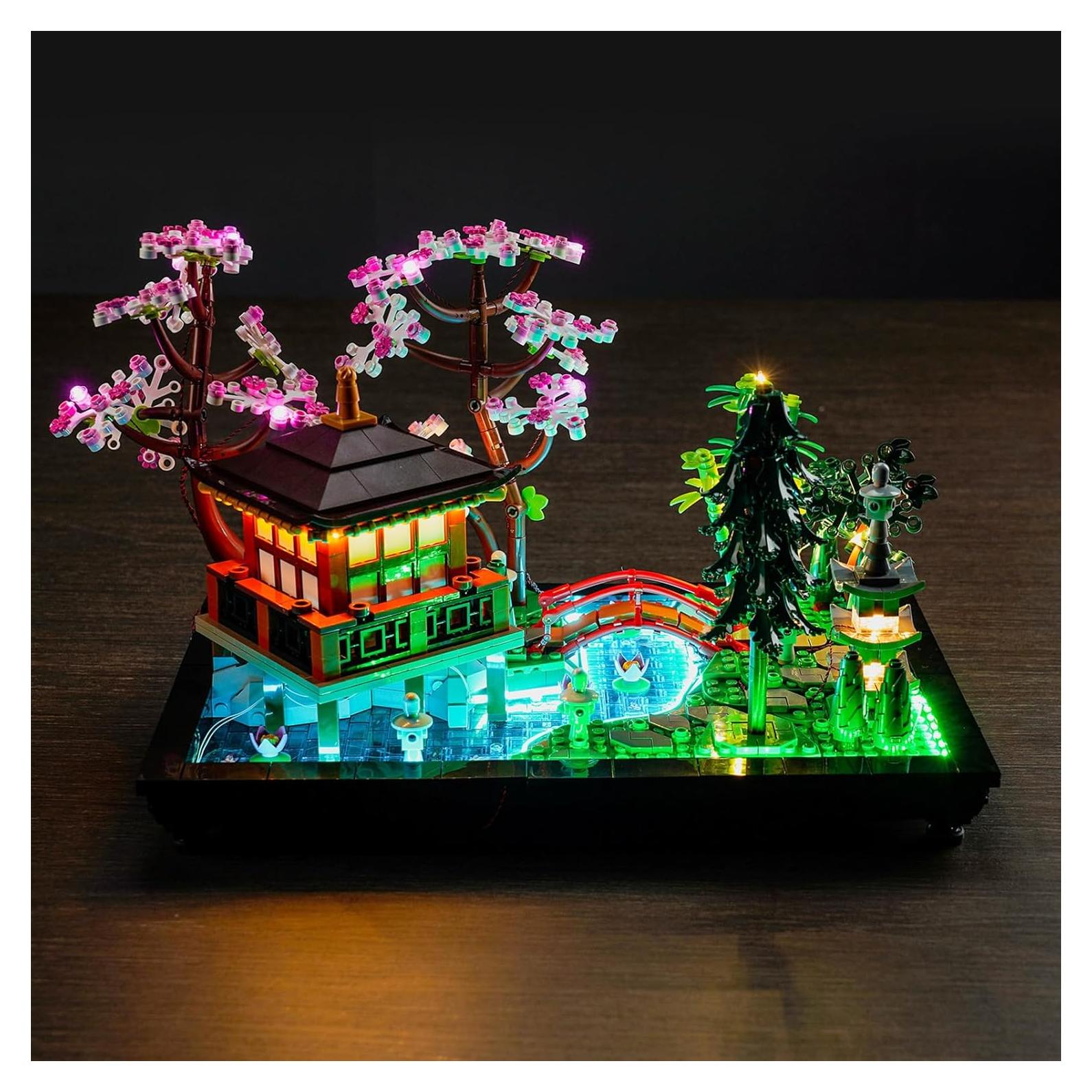 Luz LED BrickBling Compatible con Lego 10315 Jardín Zen