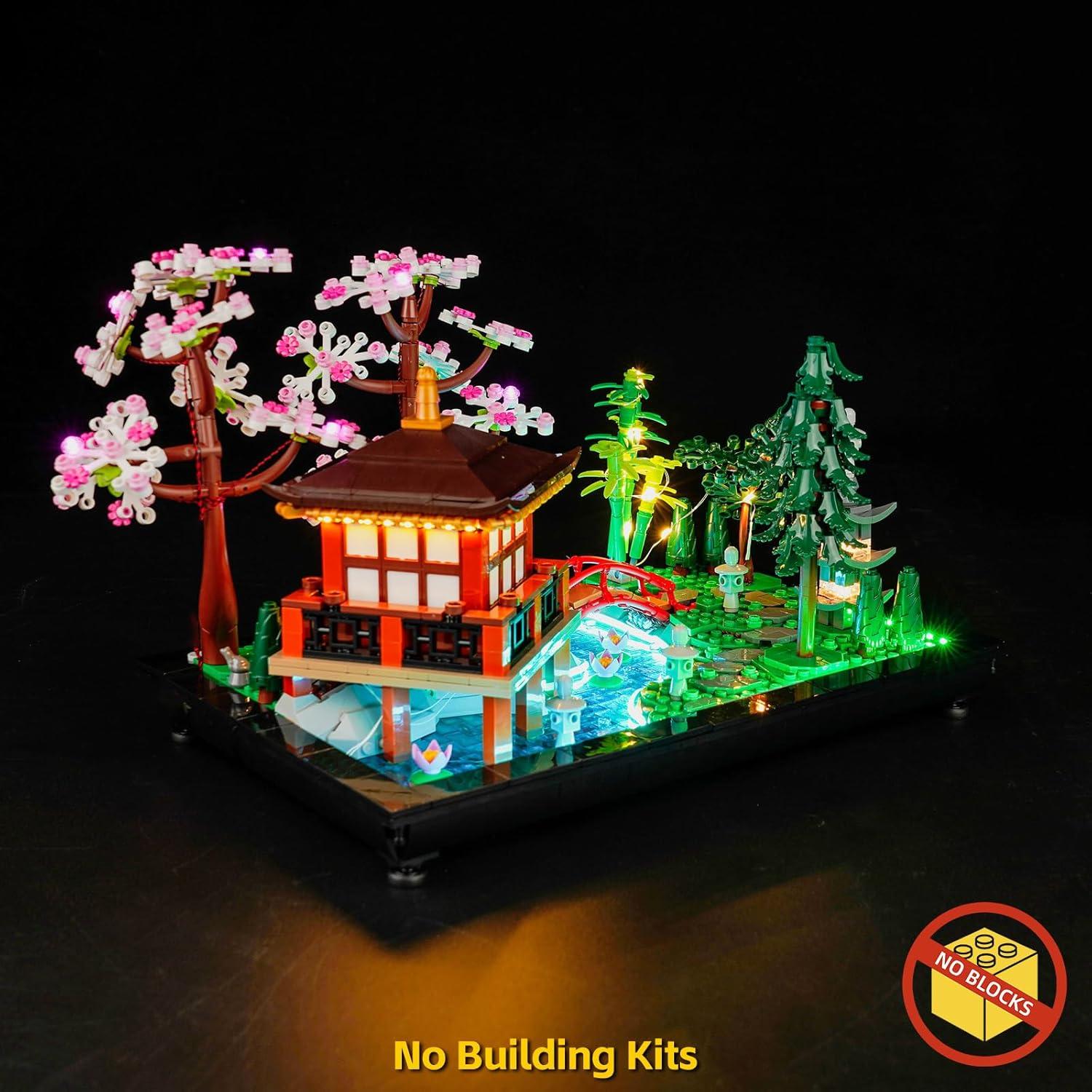 Luz LED BrickBling Compatible con Lego 10315 Jardín Zen