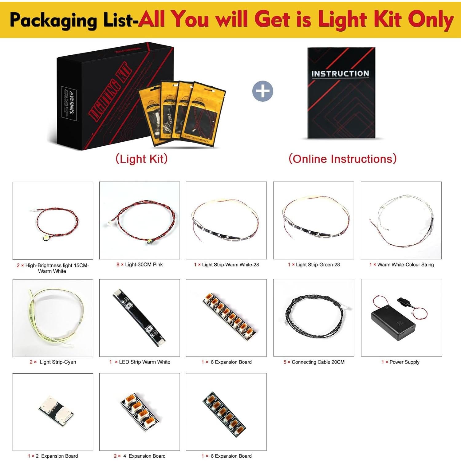 Luz LED BrickBling Compatible con Lego 10315 Jardín Zen