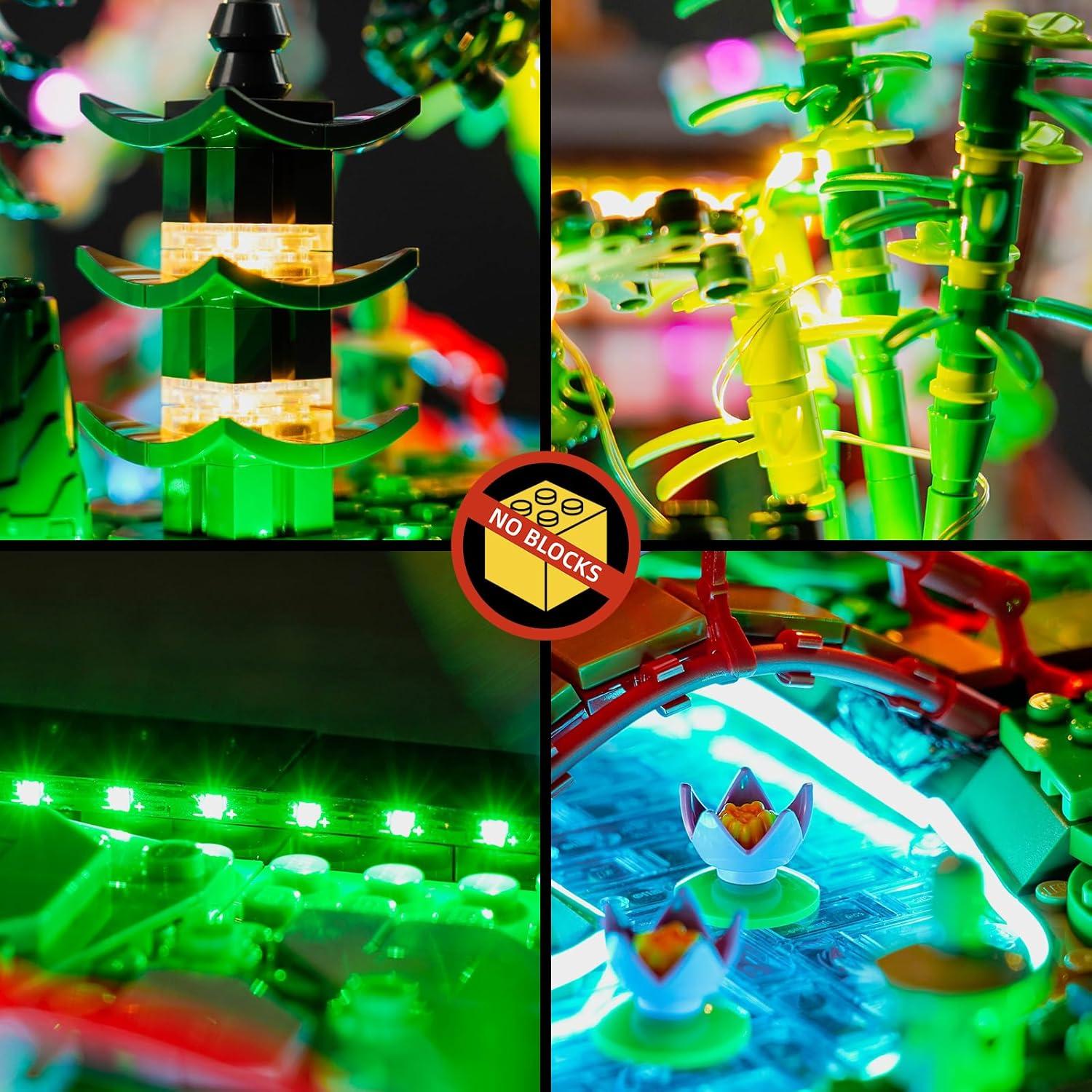 Luz LED BrickBling Compatible con Lego 10315 Jardín Zen