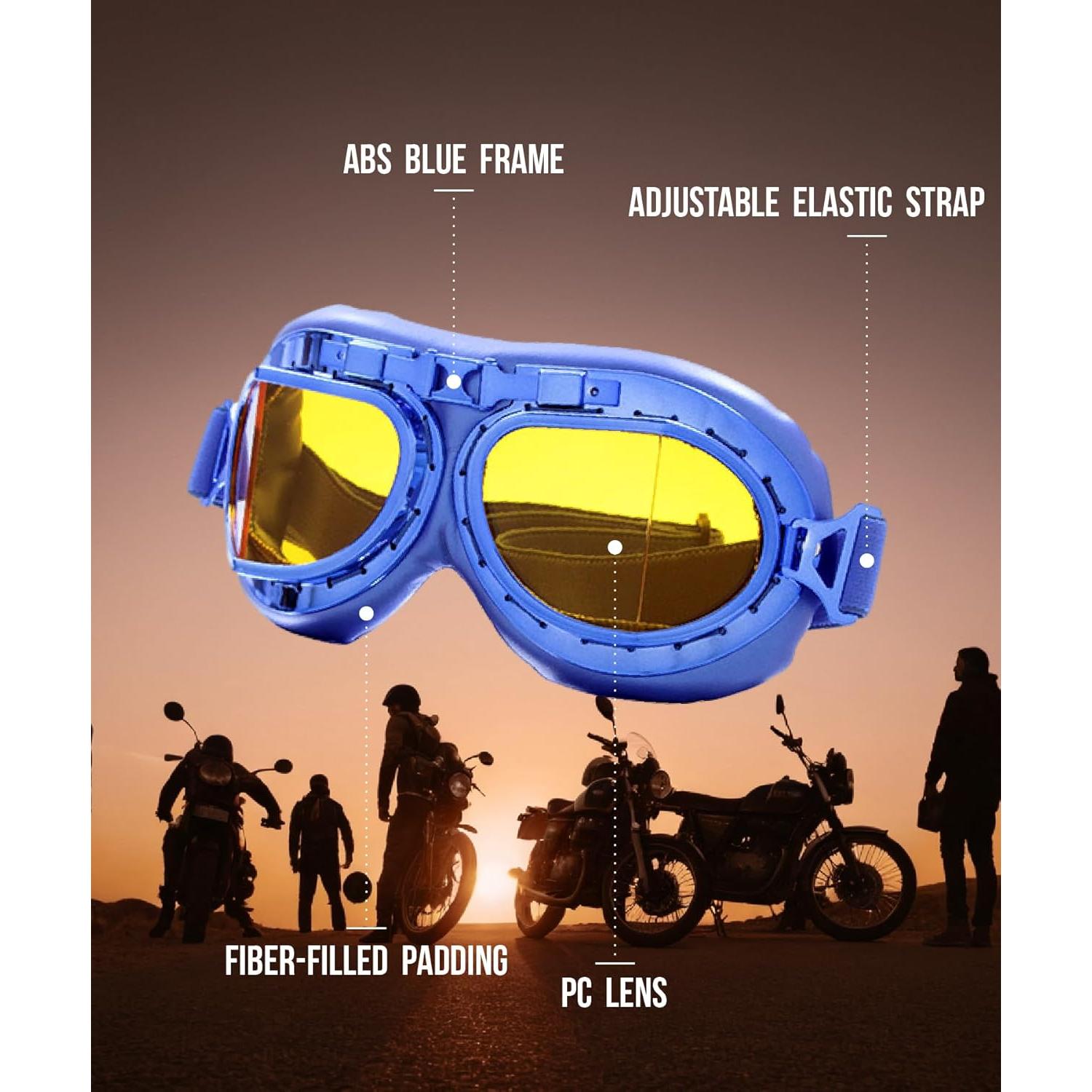 Gafas de Motocicleta CRG Sports T08 UV Protección Antivaho