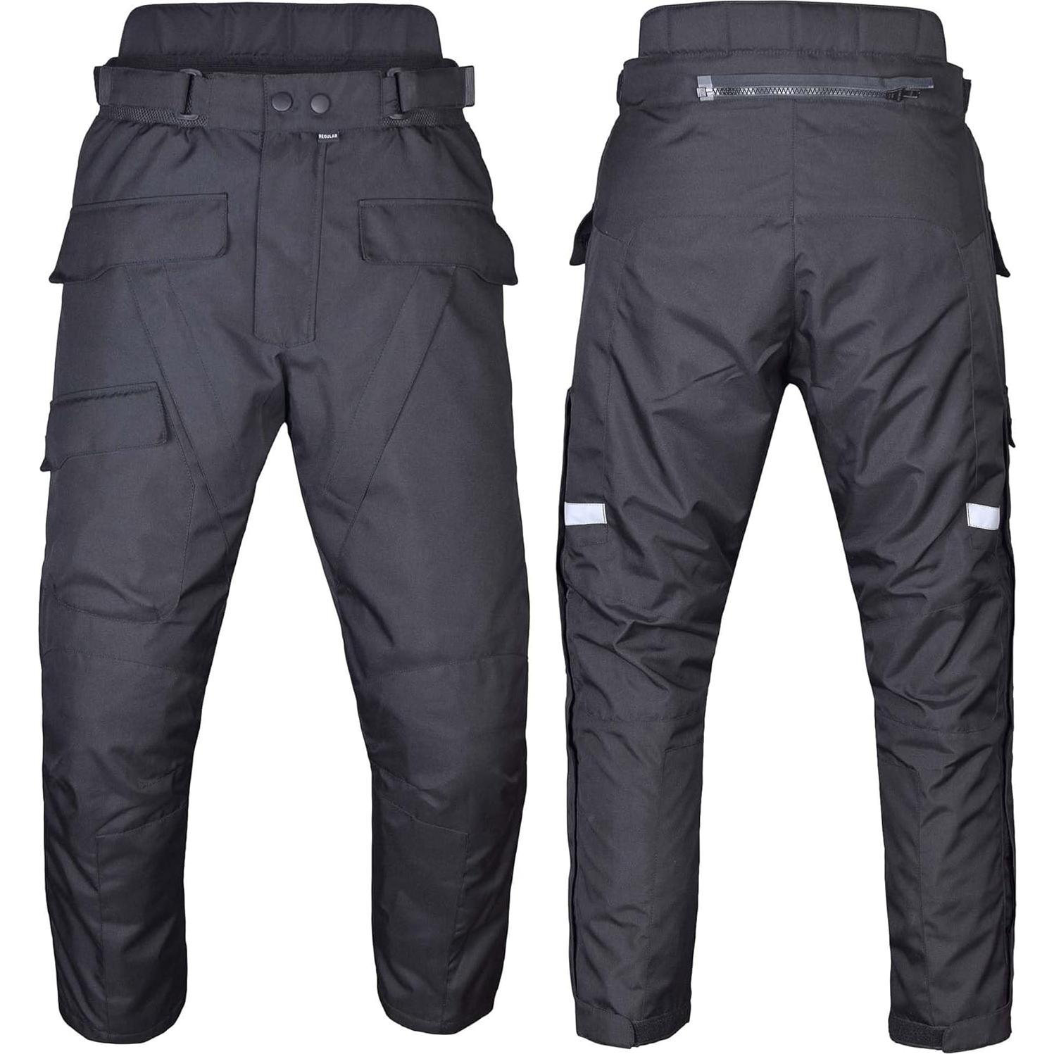 Pantalones de Motocicleta WICKED STOCK Impermeables con Armadura