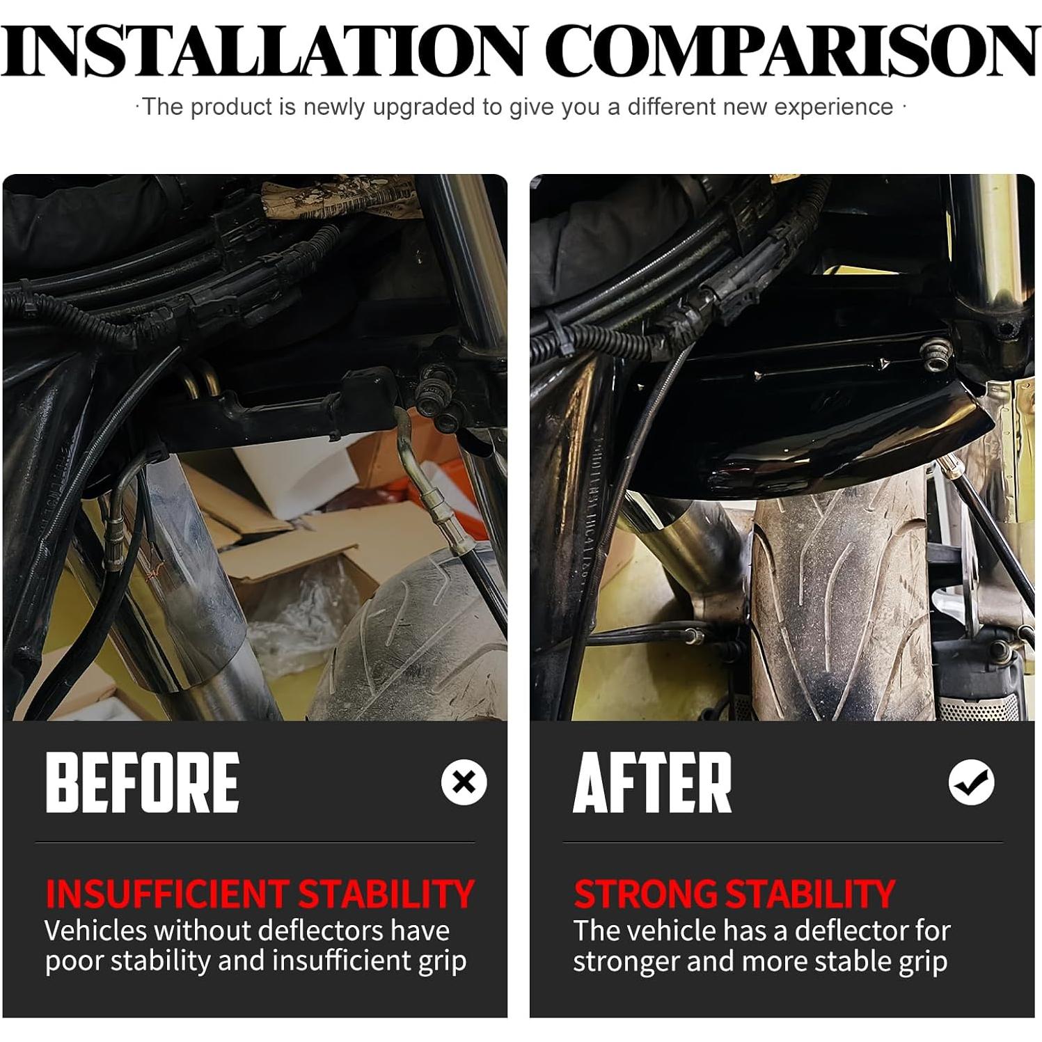 Deflector de Viento HDBUBALUS para Harley Touring 2014-2023