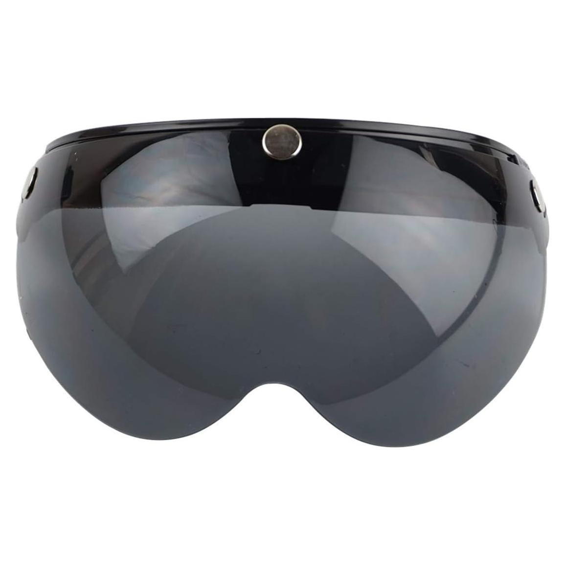 Casco Abierto VCOROS Estilo Piloto Retro Negro Universal