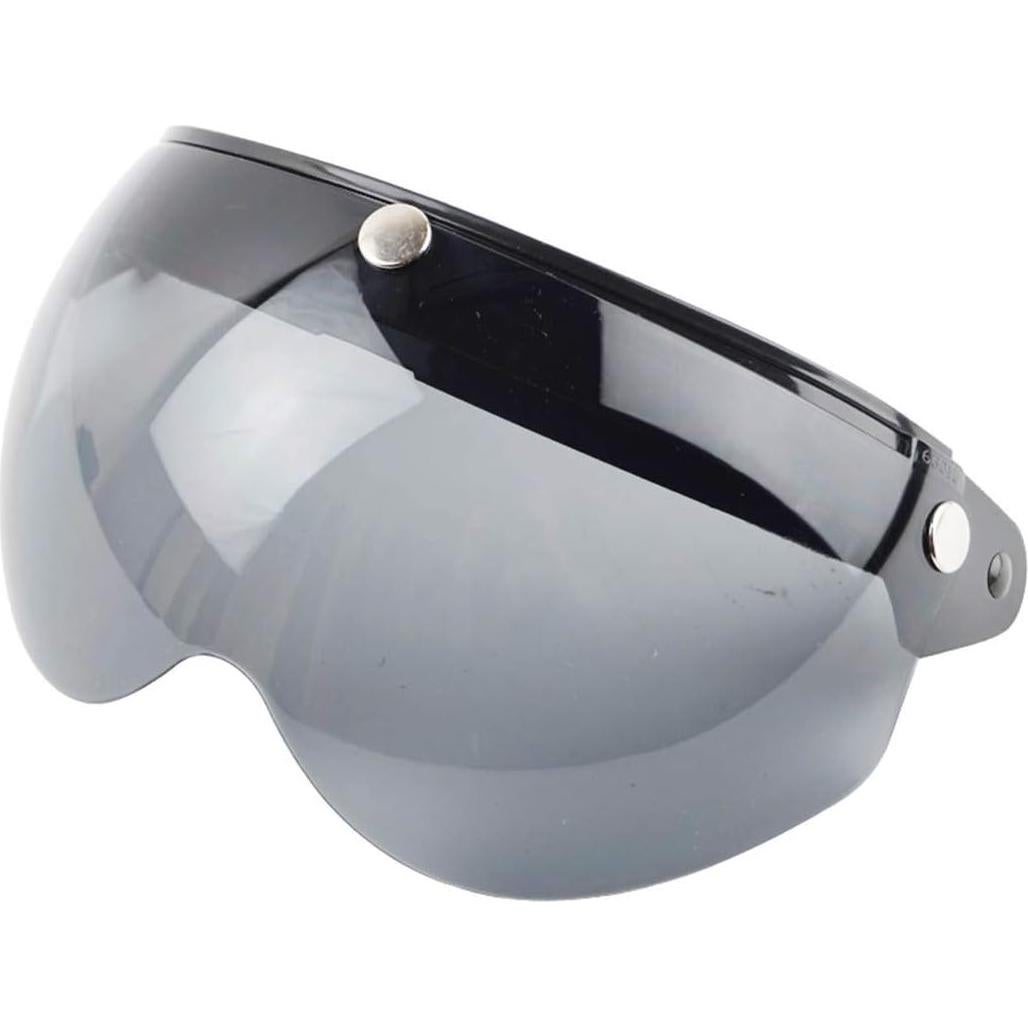 Casco Abierto VCOROS Estilo Piloto Retro Negro Universal