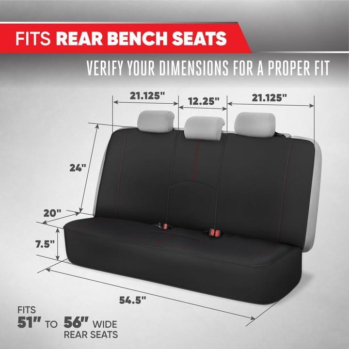 Cubiertas de Asiento Impermeables Motor Trend SpillGuard - Juego Completo