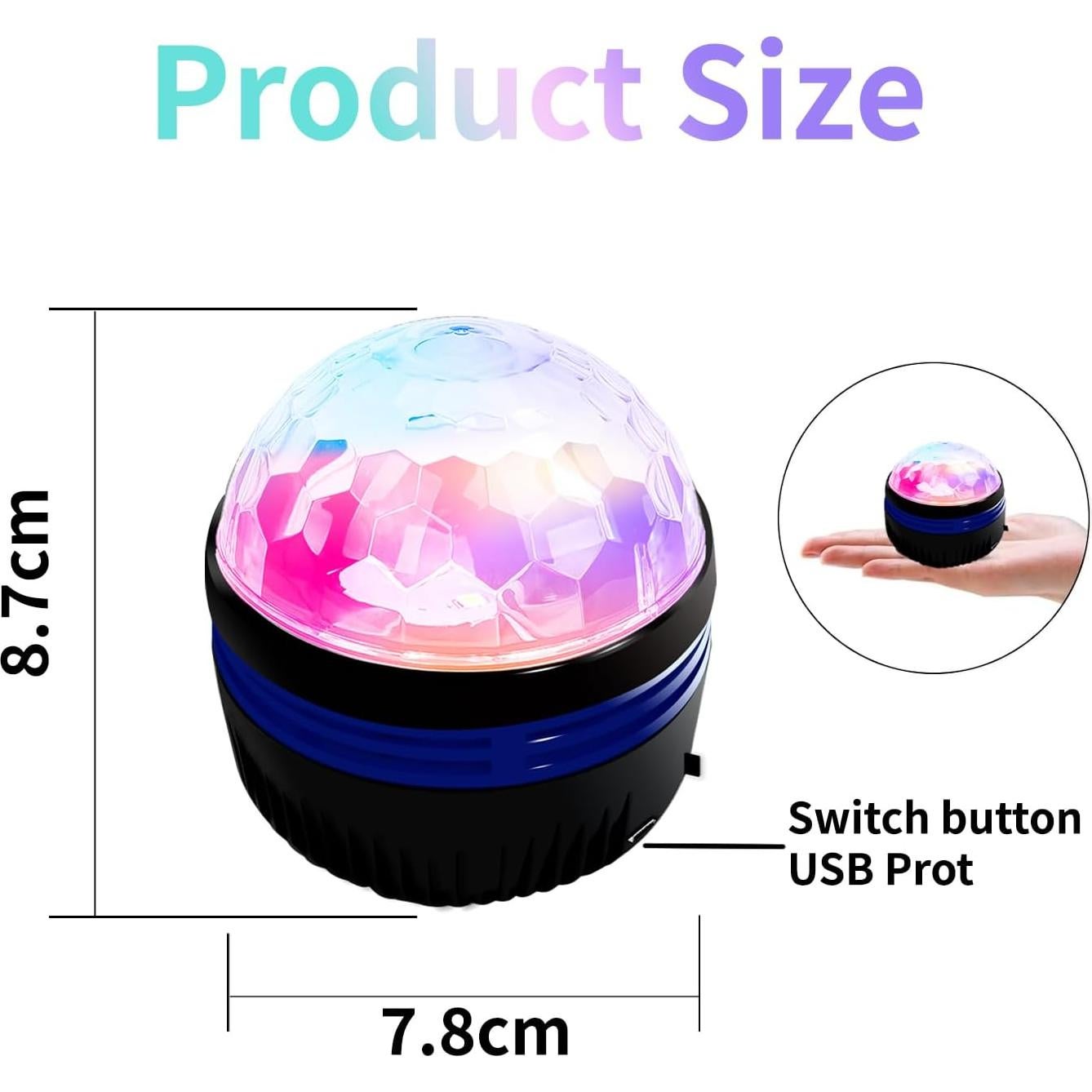 Proyector de Aurora LED 2 en 1 Luces del Norte 14 Efectos