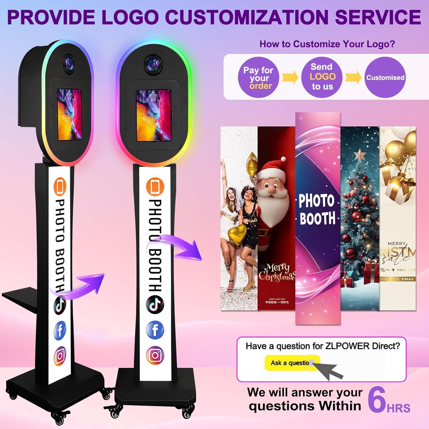 Cabina de Fotos ZLPOWER para iPad y Cámara - Alquiler Bodas