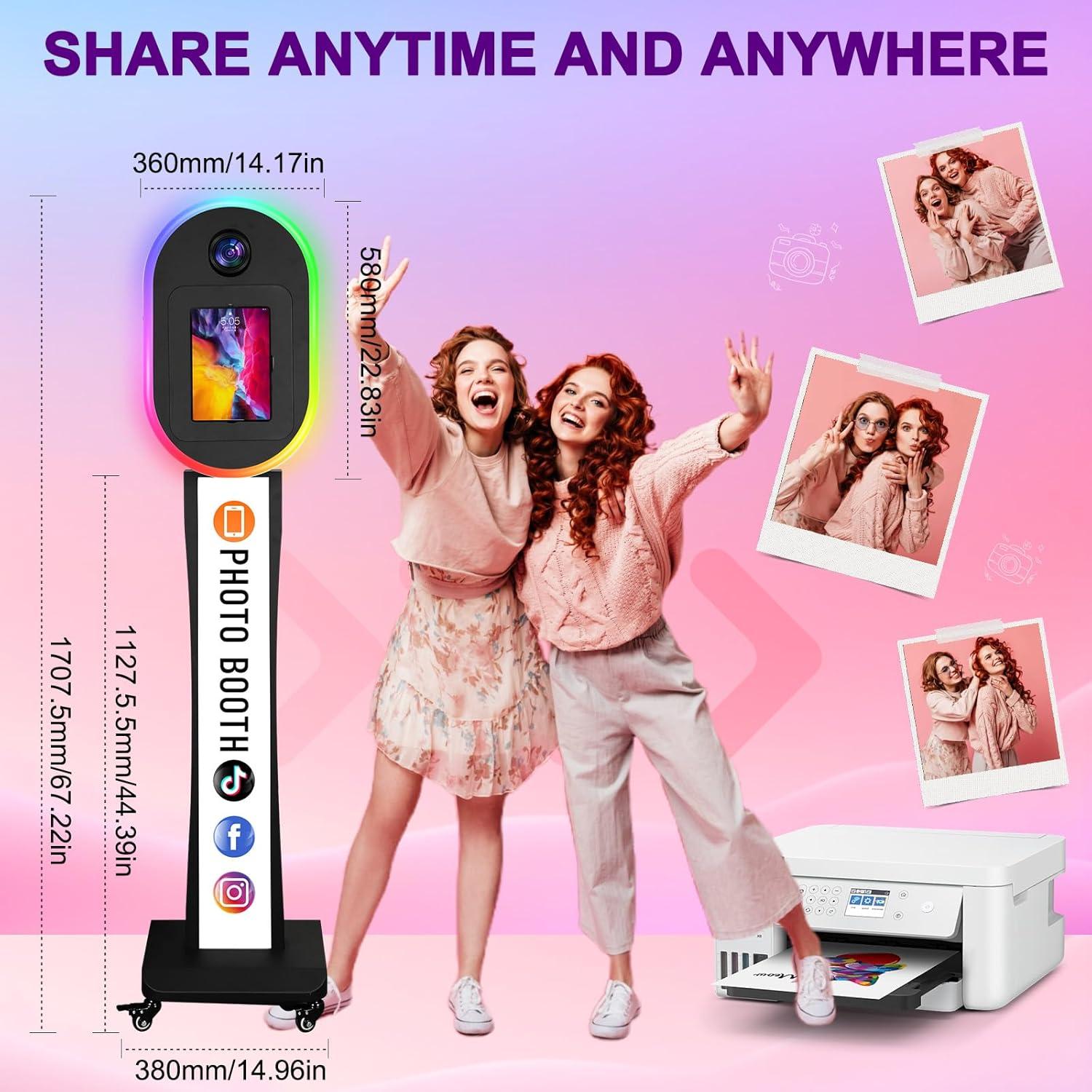 Cabina de Fotos ZLPOWER para iPad y Cámara - Alquiler Bodas