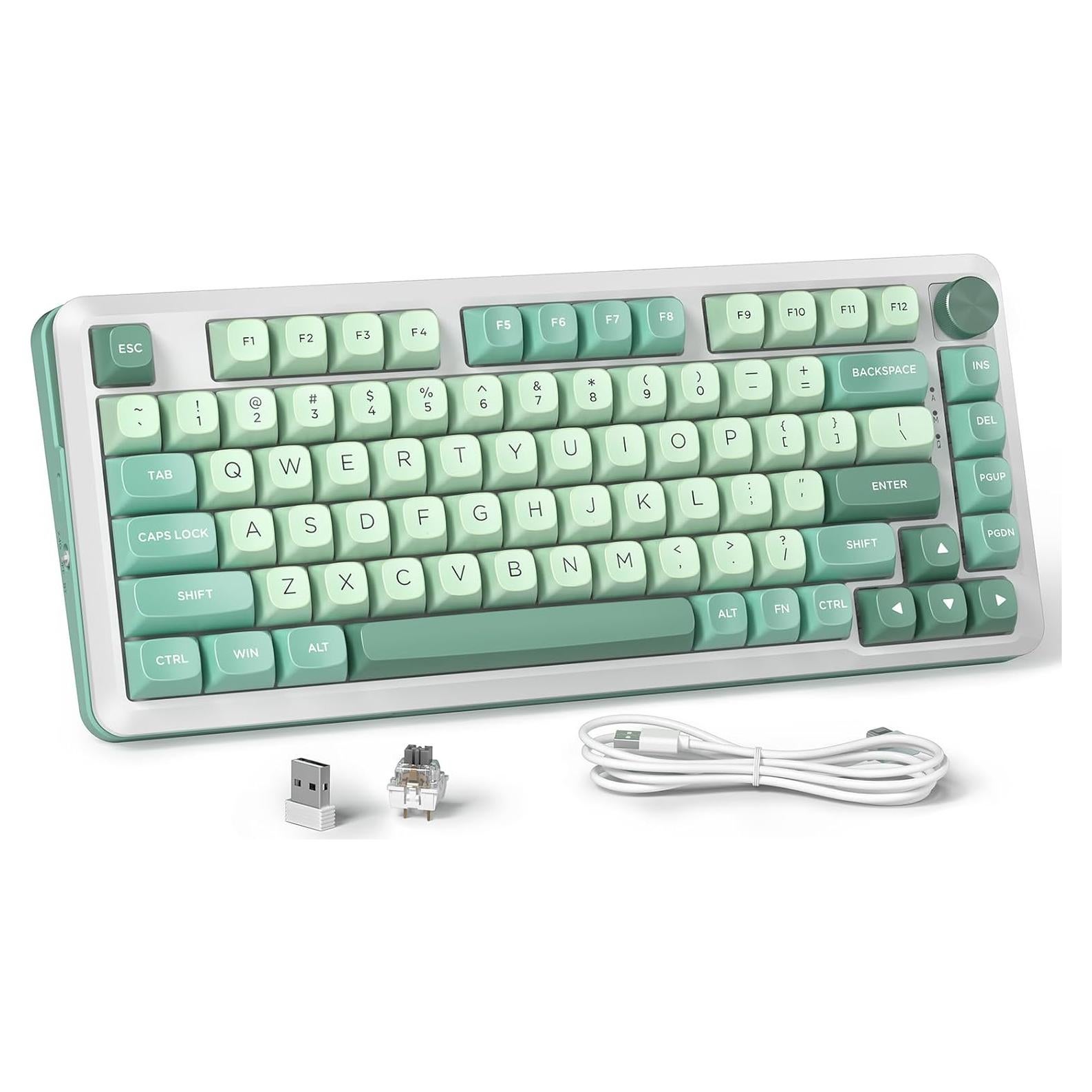 Teclado Mecánico Inalámbrico Redragon K681 RGB 75%