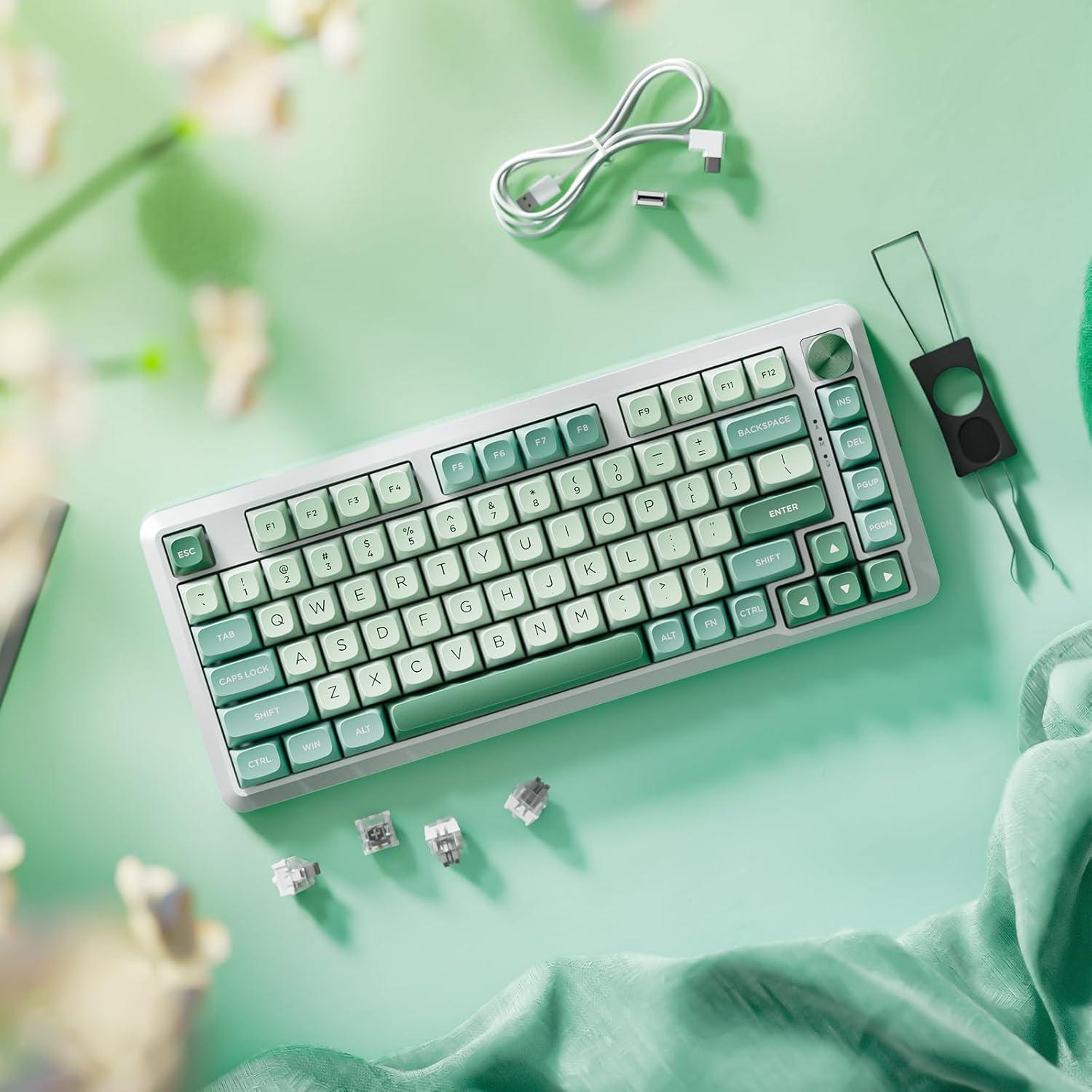 Teclado Mecánico Inalámbrico Redragon K681 RGB 75%