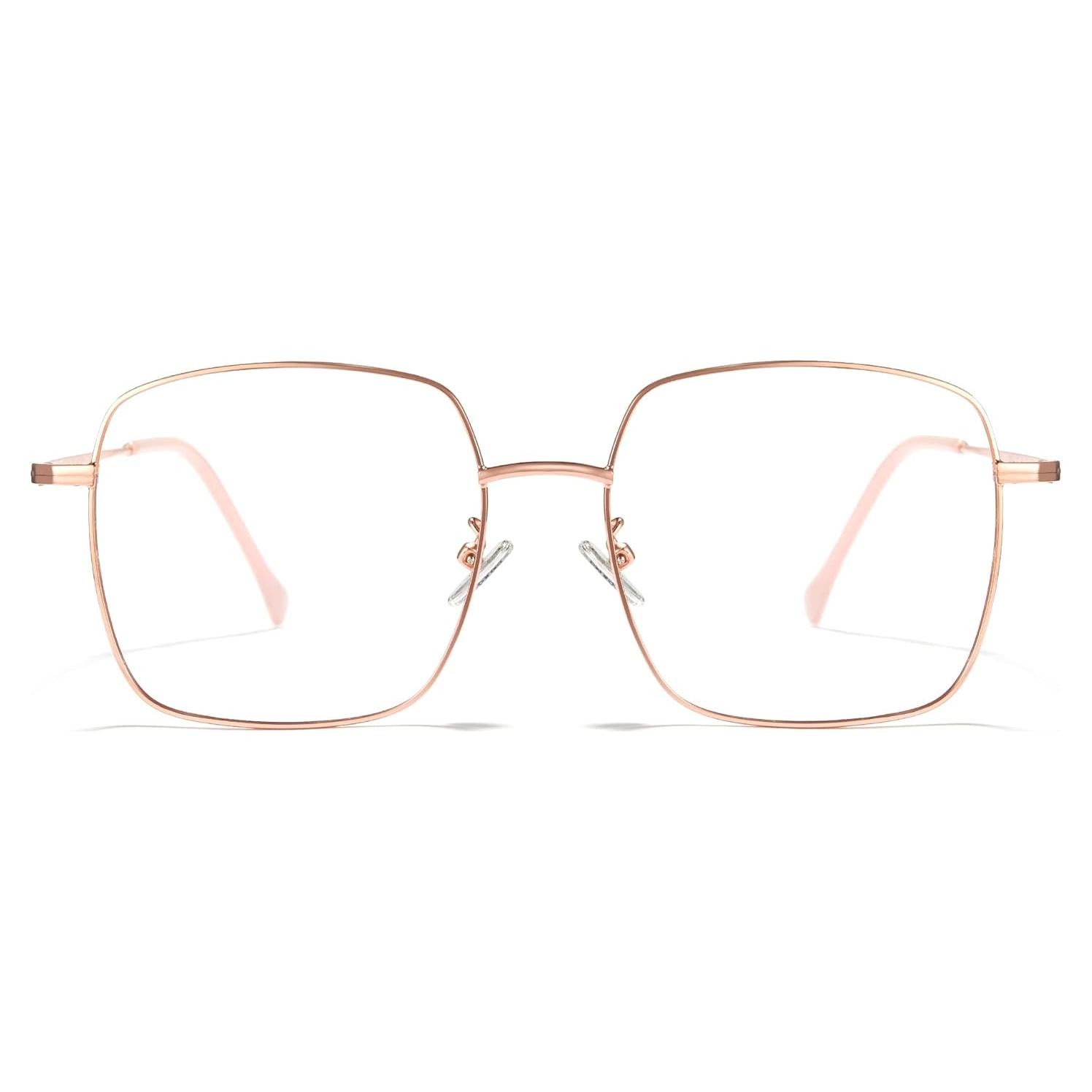 Gafas de Bloqueo de Luz Azul Cyxus Cuadradas Retro Metal