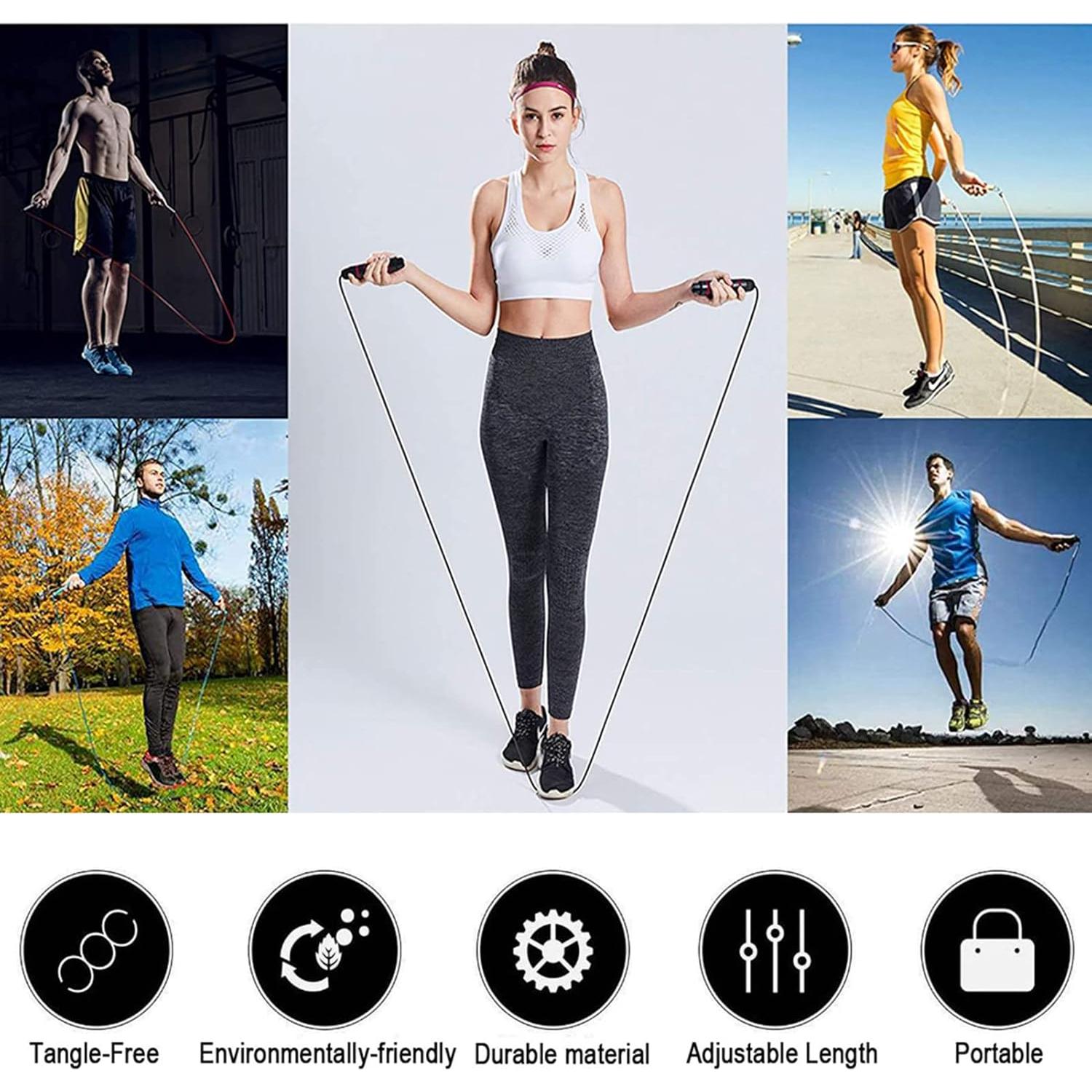 Cuerda de Saltar Redify Ajustable para Fitness 2.79m