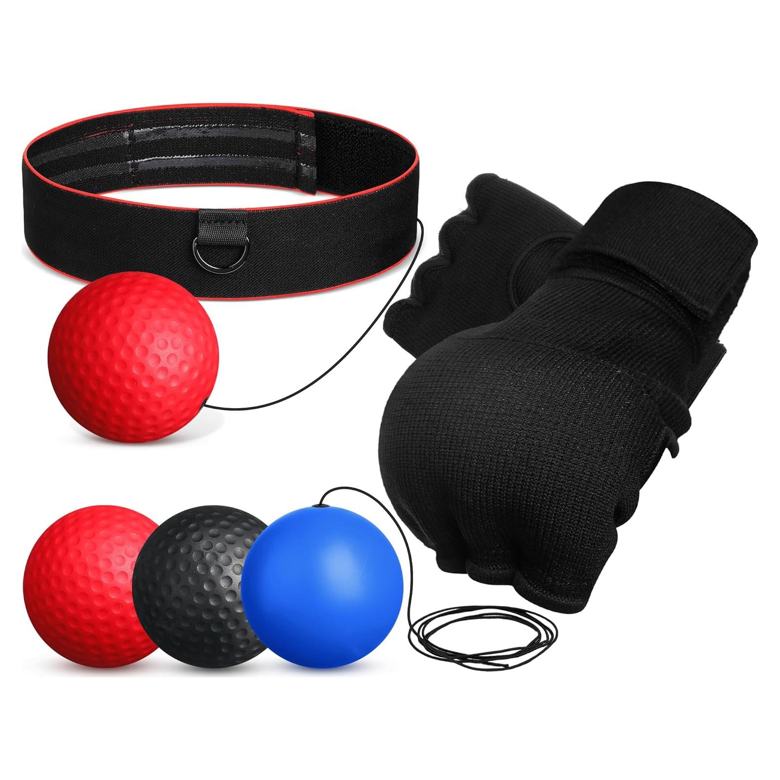 Juego de Boxeo WinnerWhy SHQ3095 con 3 Pelotas y Guantes