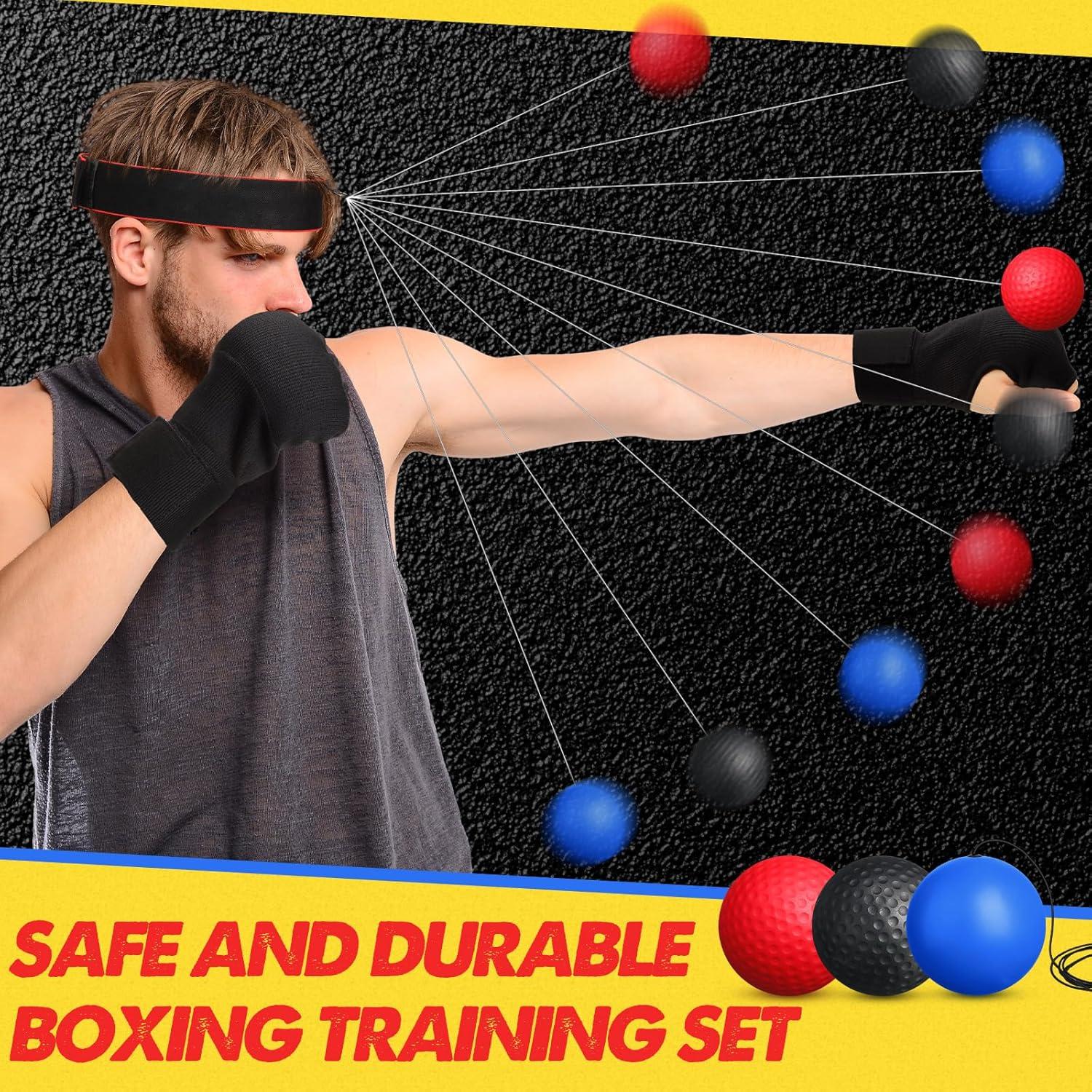 Juego de Boxeo WinnerWhy SHQ3095 con 3 Pelotas y Guantes