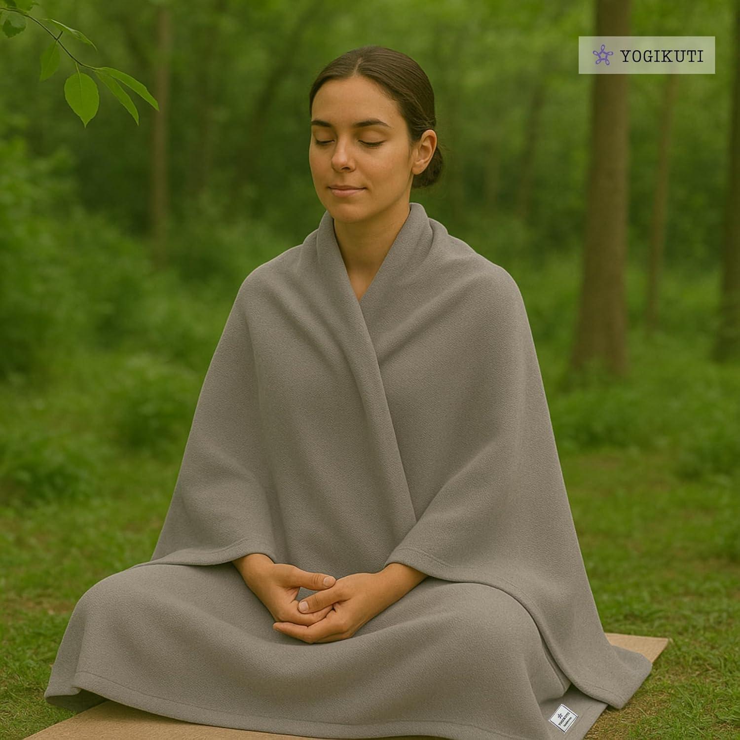 Juego de 2 mantas de yoga de algodón Yogikuti - Gruesas y cómodas