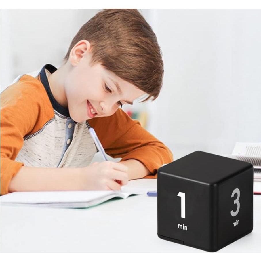 Temporizador Cubo Feilifan Negro 1-3-5-10 Minutos