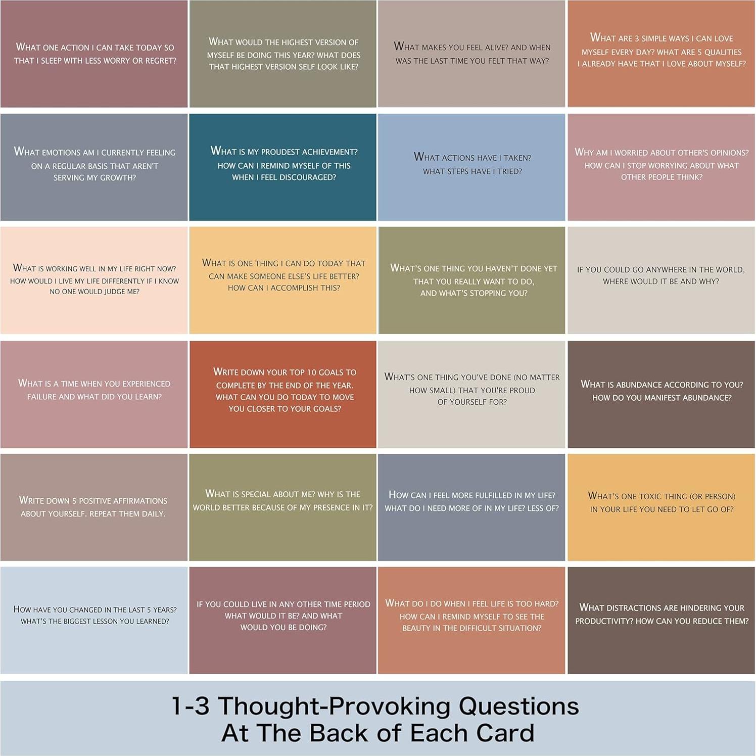 100 Tarjetas de Afirmación BRYTEFY para Meditación y Estrés