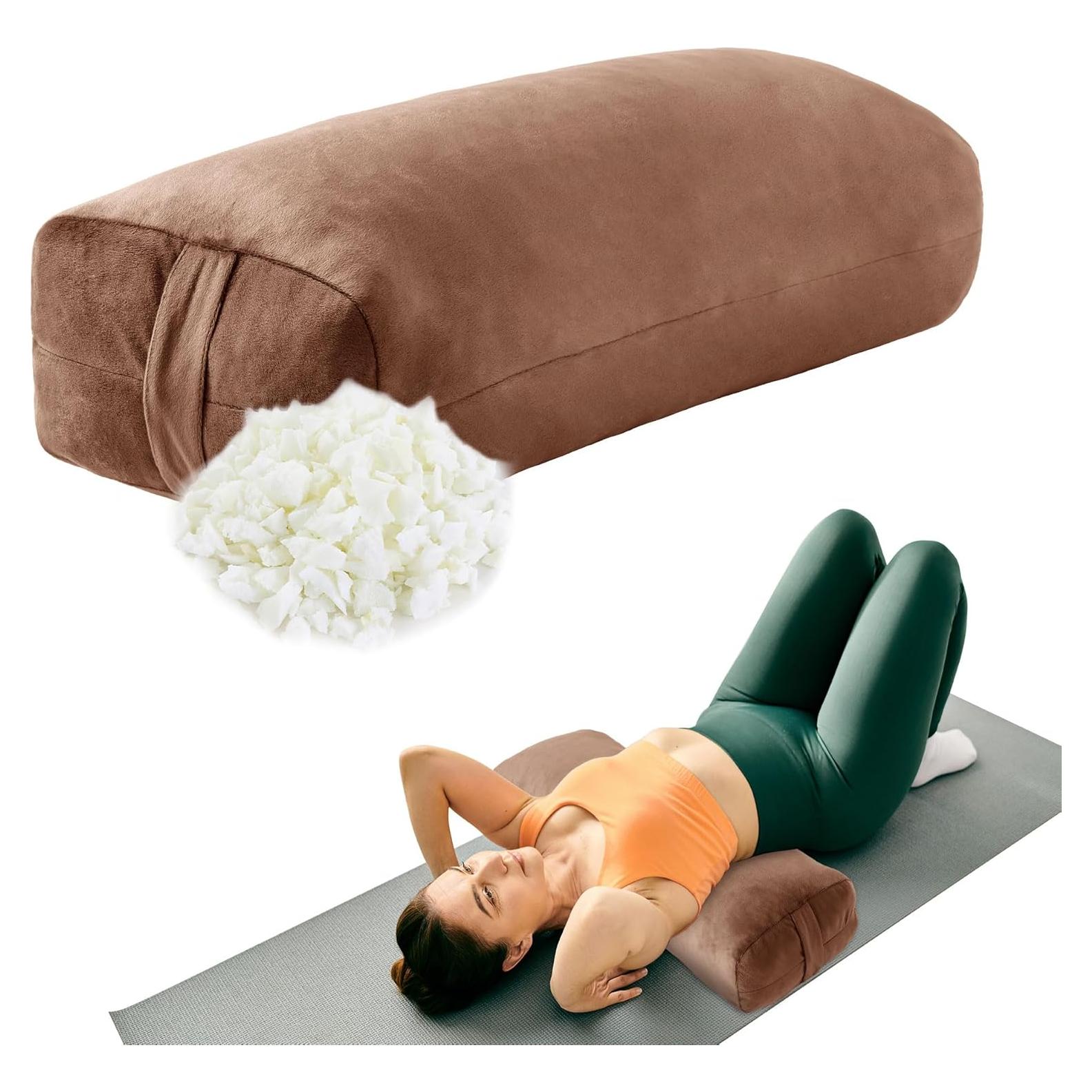 Almohada de Yoga HOMBYS YOGA241125 Espuma Desmenuzada 69.85x25.91cm
