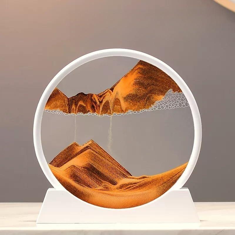 Arte de Arena Dinámico 3D AzureLeap 30.48 cm Amarillo