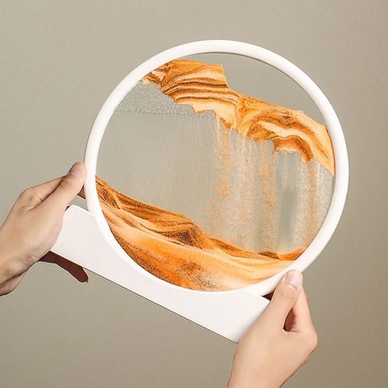 Arte de Arena Dinámico 3D AzureLeap 30.48 cm Amarillo