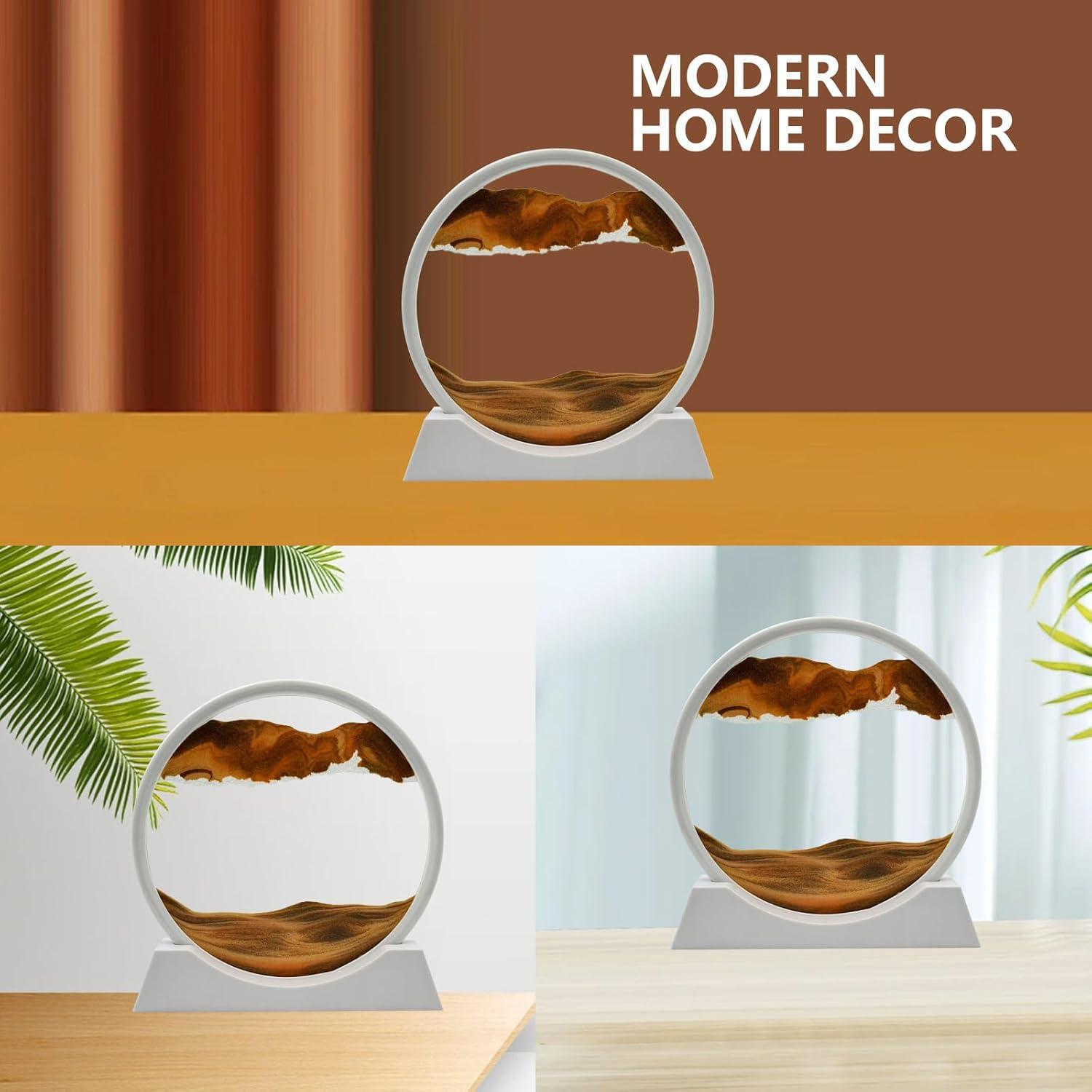 Arte de Arena Dinámico 30.48 cm Amarillo AzureLeap Decoración