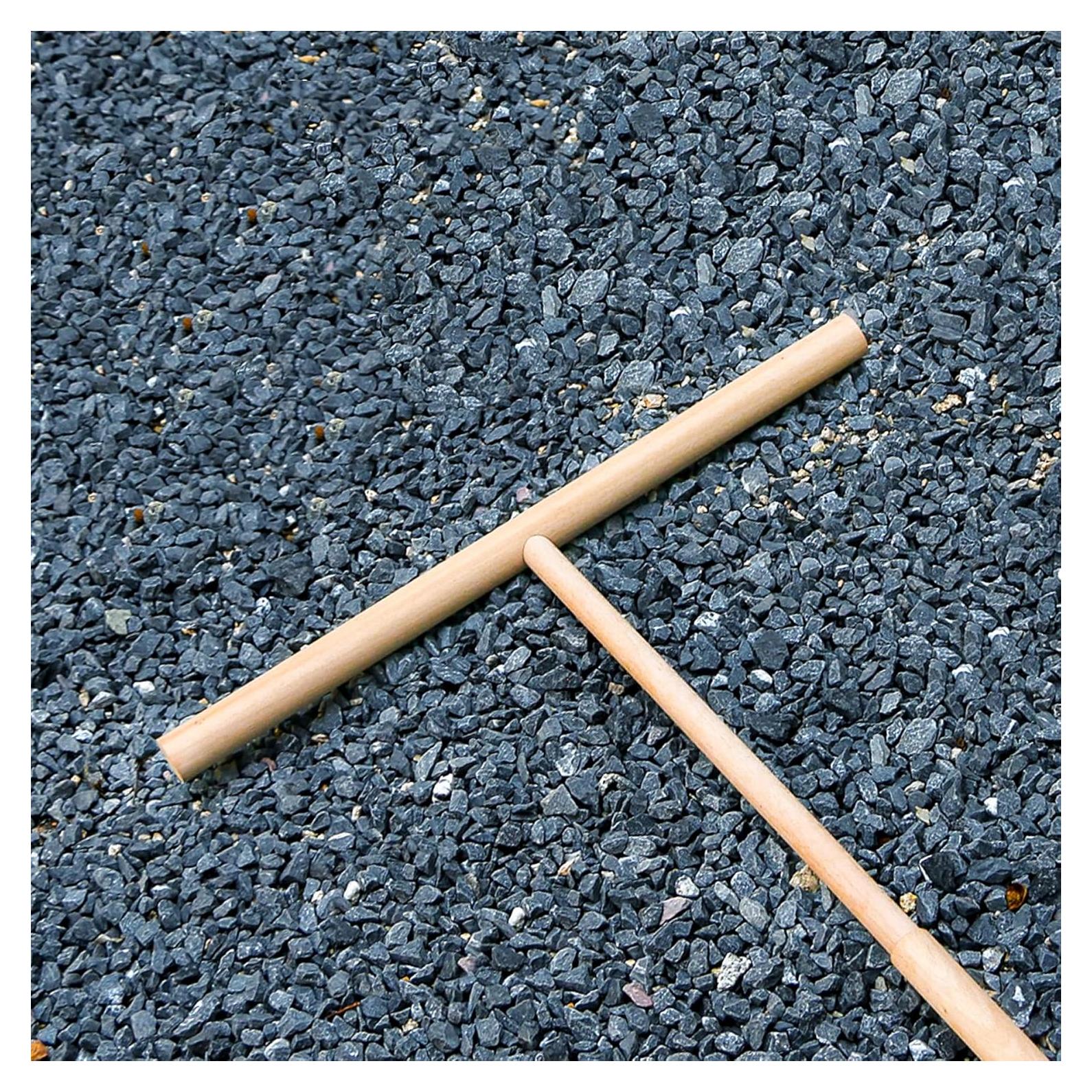 Rastrillo Zen de Jardín Exterior BangBangDa 121.92 cm Madera