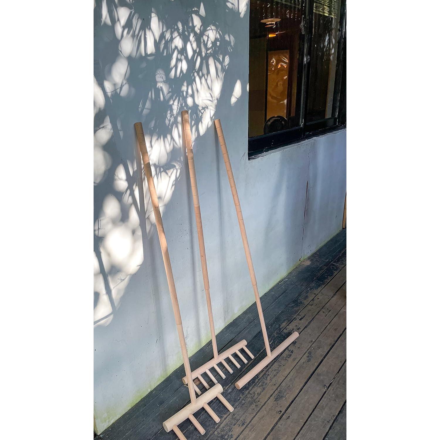 Rastrillo Zen de Jardín Exterior BangBangDa 121.92 cm Madera