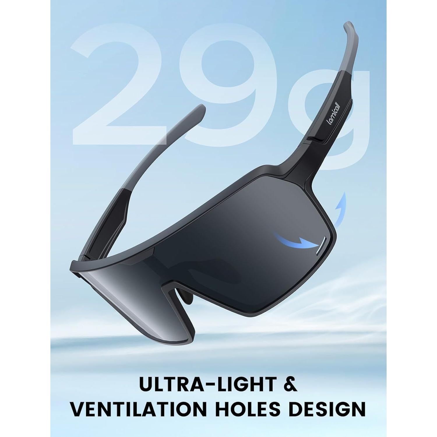 Gafas de sol deportivas Lamicall XL polarizadas UV400