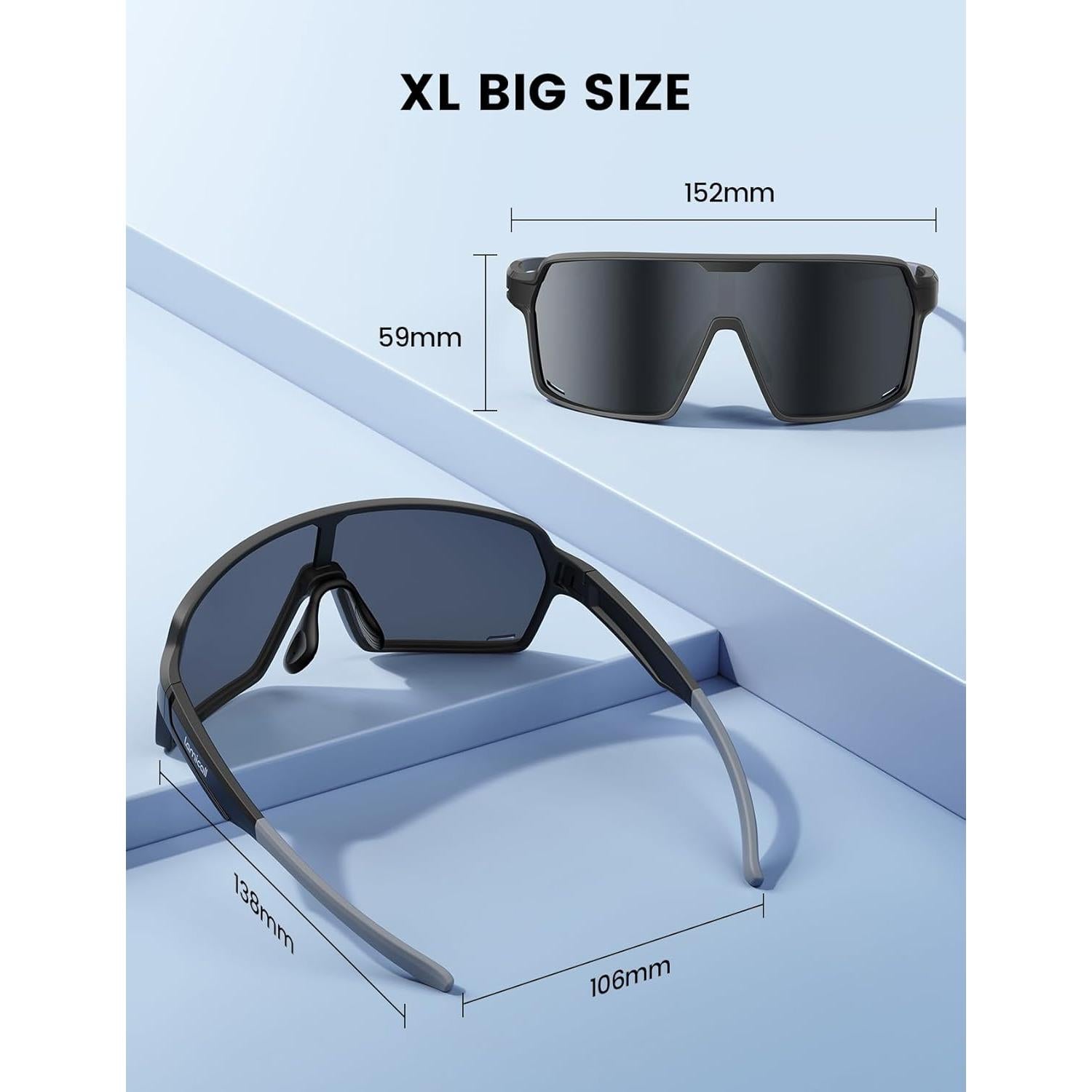 Gafas de sol deportivas Lamicall XL polarizadas UV400