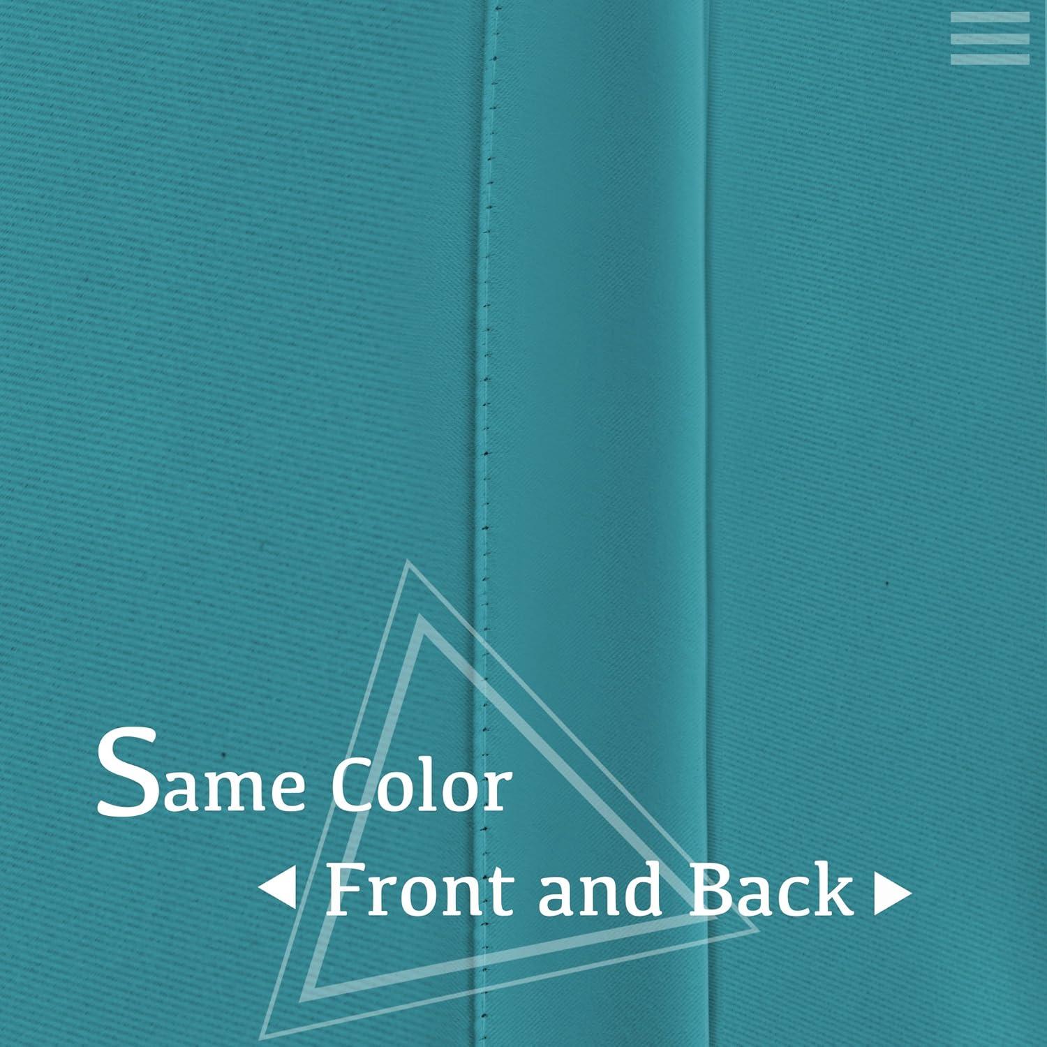 Cortinas Blackout Turquoize Aqua 2 Paneles 106x213 cm