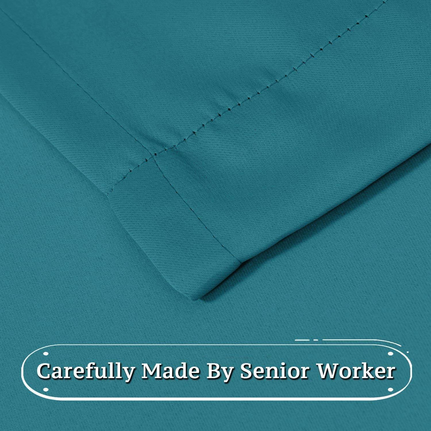 Cortinas Turquoize Teal Blackout 2 Paneles 132x160 cm