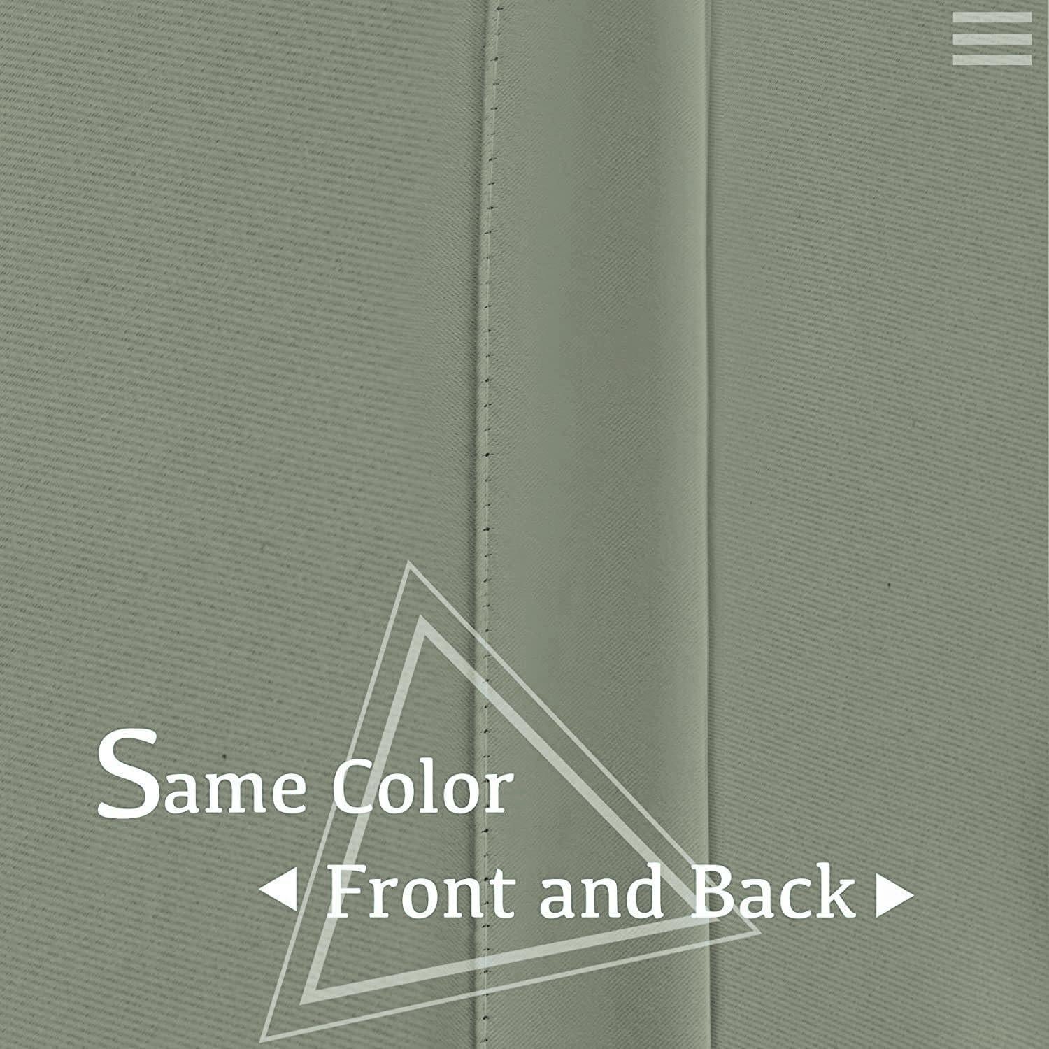 Cortinas Blackout Turquoize 2 Paneles 42x54 cm Hierba Marina