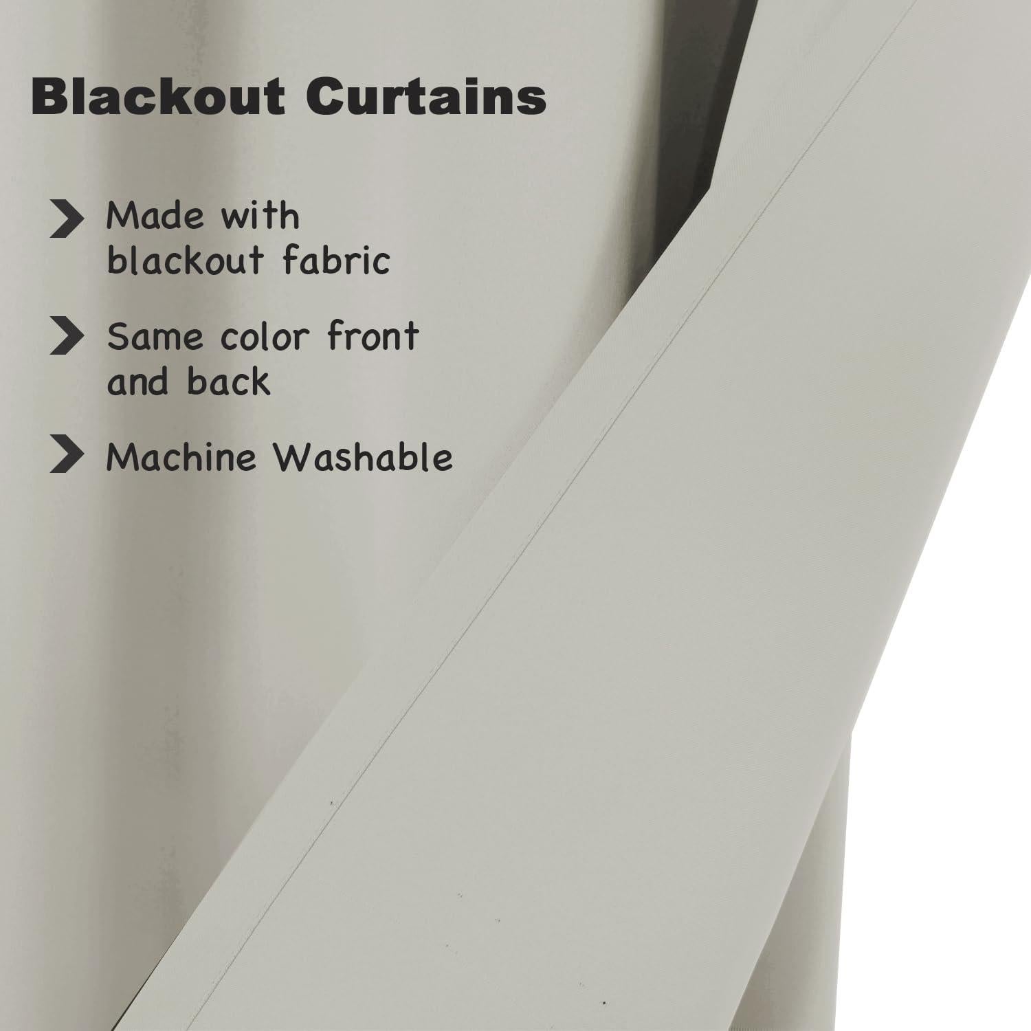 Cortinas Blackout Turquoize 2 Paneles 52x84 cm Roble Pálido