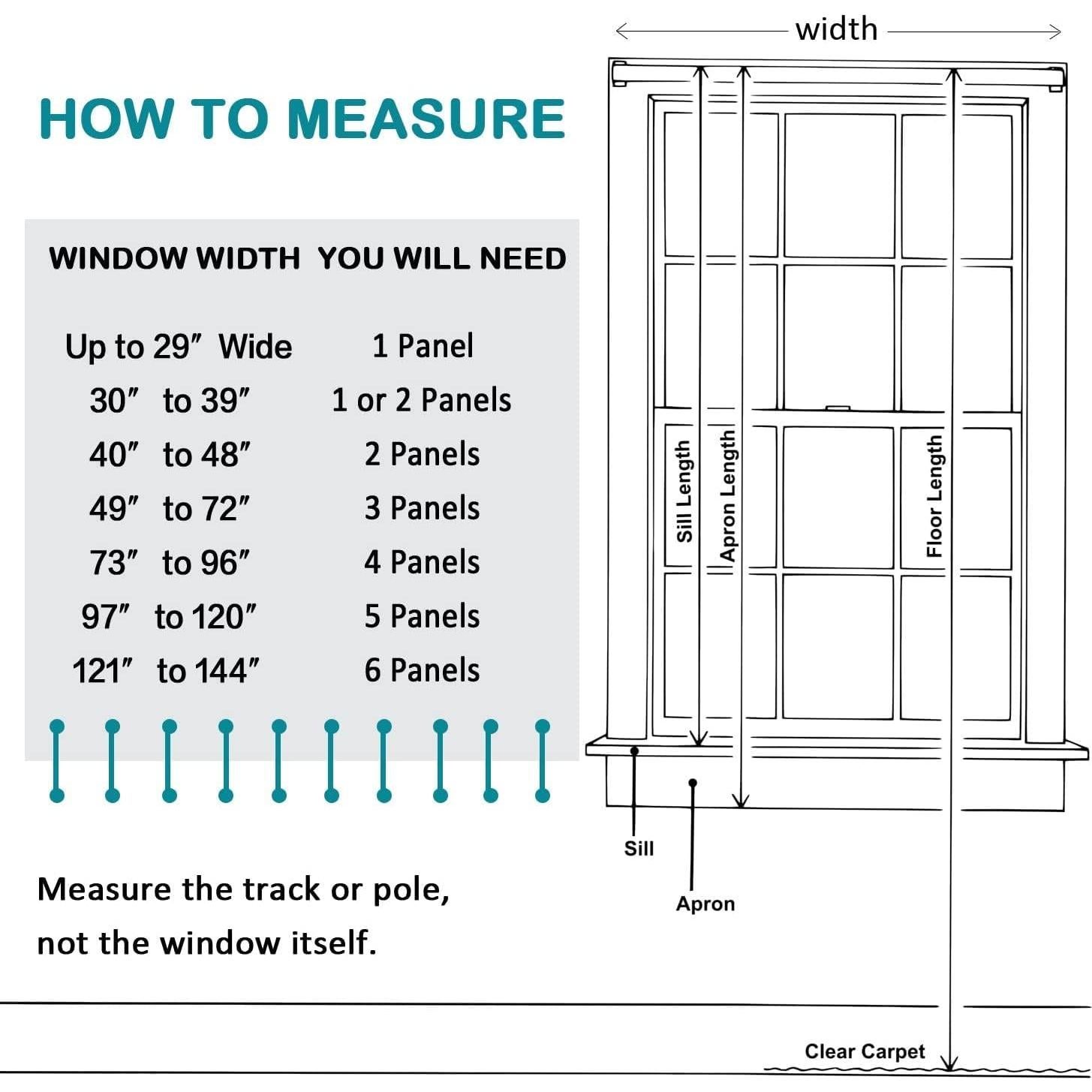 Cortinas Blackout Turquoize 2 Paneles 52x84 cm Roble Pálido