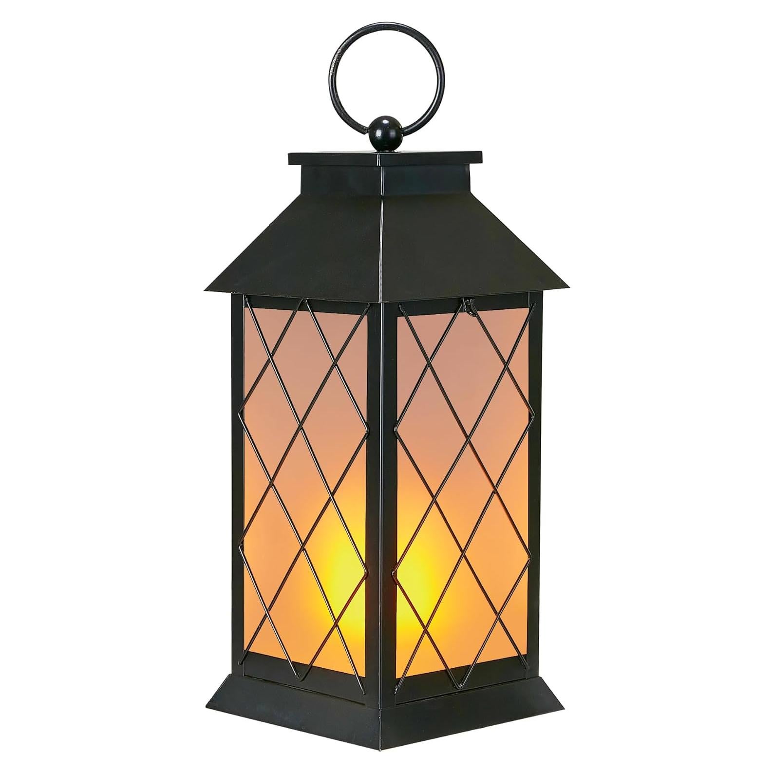 Linterna Solar Colgante Anyperfect 40.5cm Metal Vidrio IP65