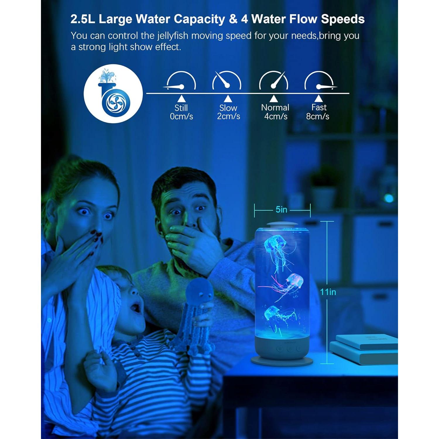 Lámpara de Medusa LED Eyesound 2.5L con Control de Color