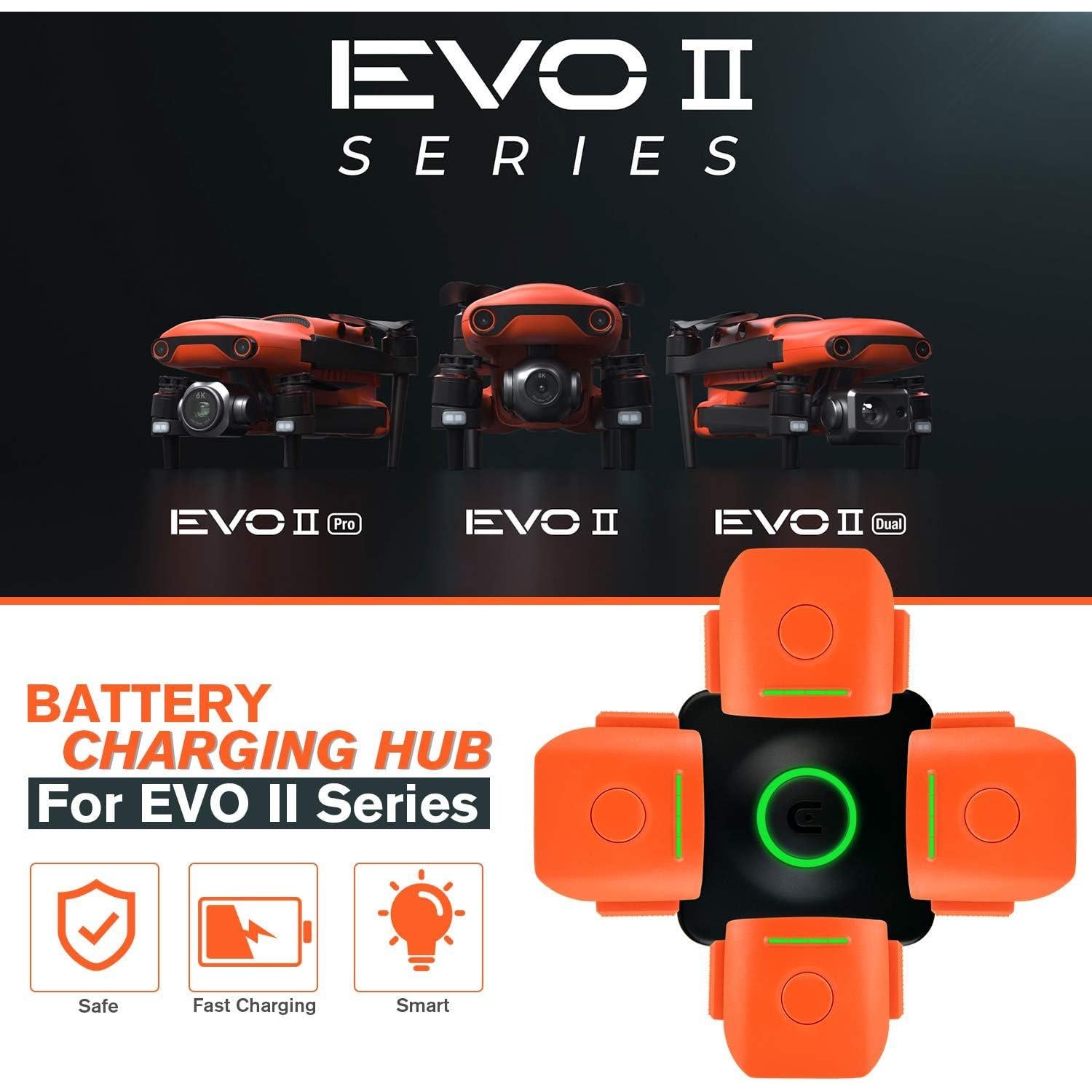 Cargador Múltiple Autel EVO II 4-en-1 para Baterías