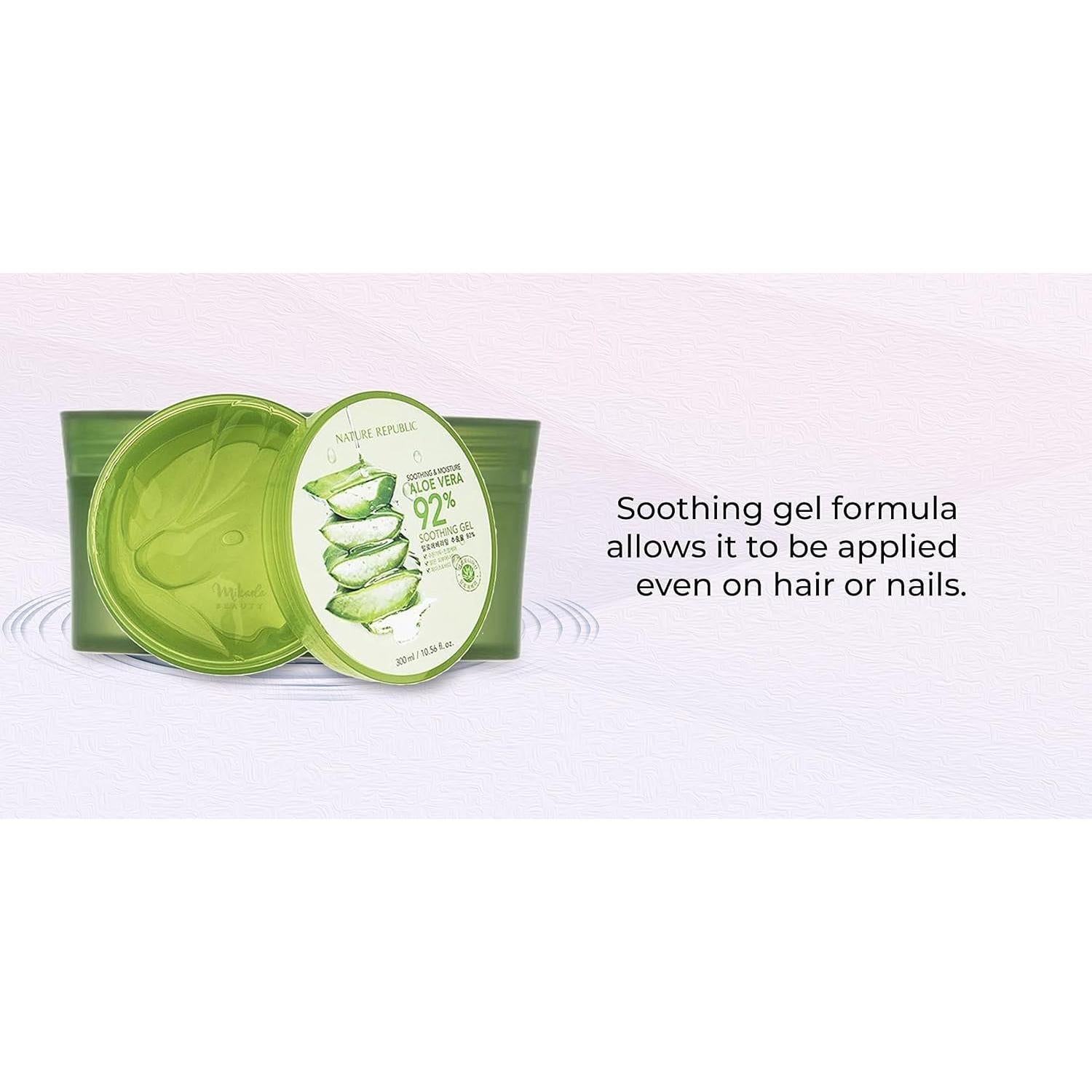 Gel Calmante e Hidratante Aloe Vera 92% Nature Republic 312 ml