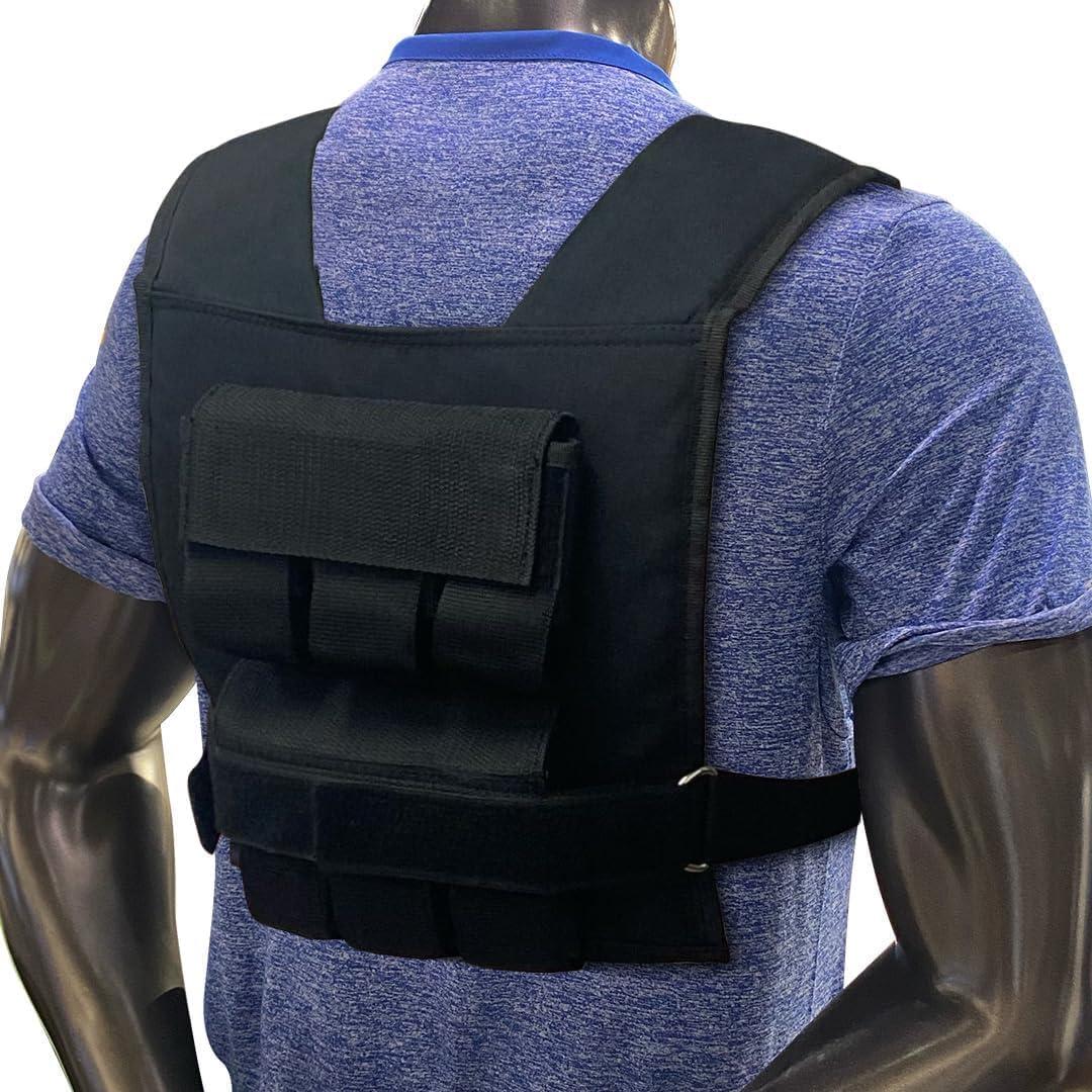 Chaleco de Pesas Ajustable GYMENIST 6.12 kg para Fitness